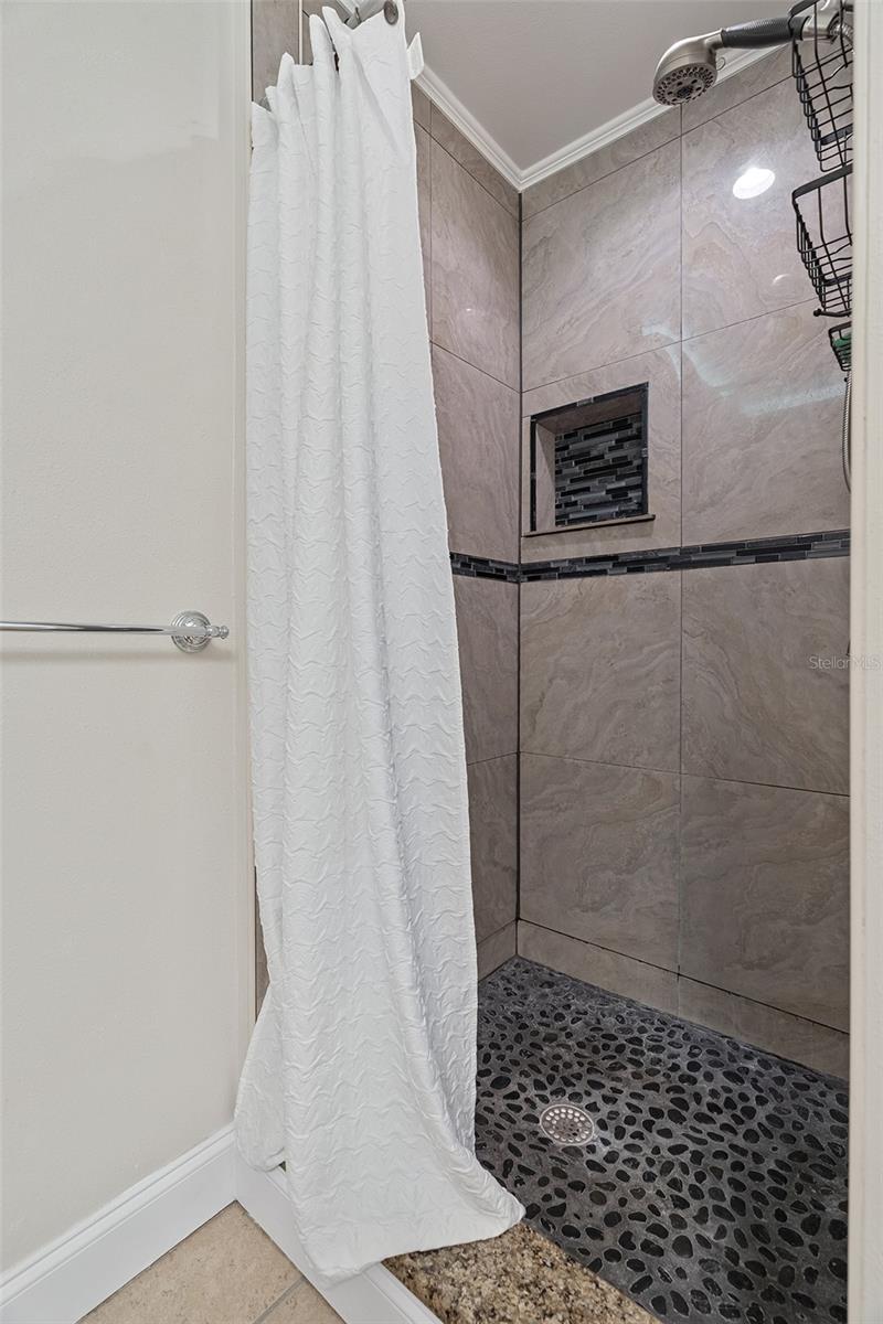 Primary bath walk in shower
