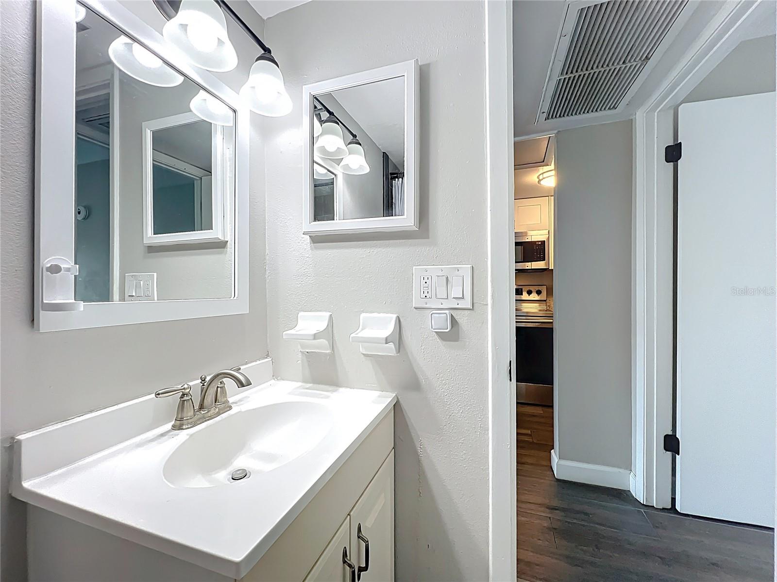 Remodeled Bathroom with Tub