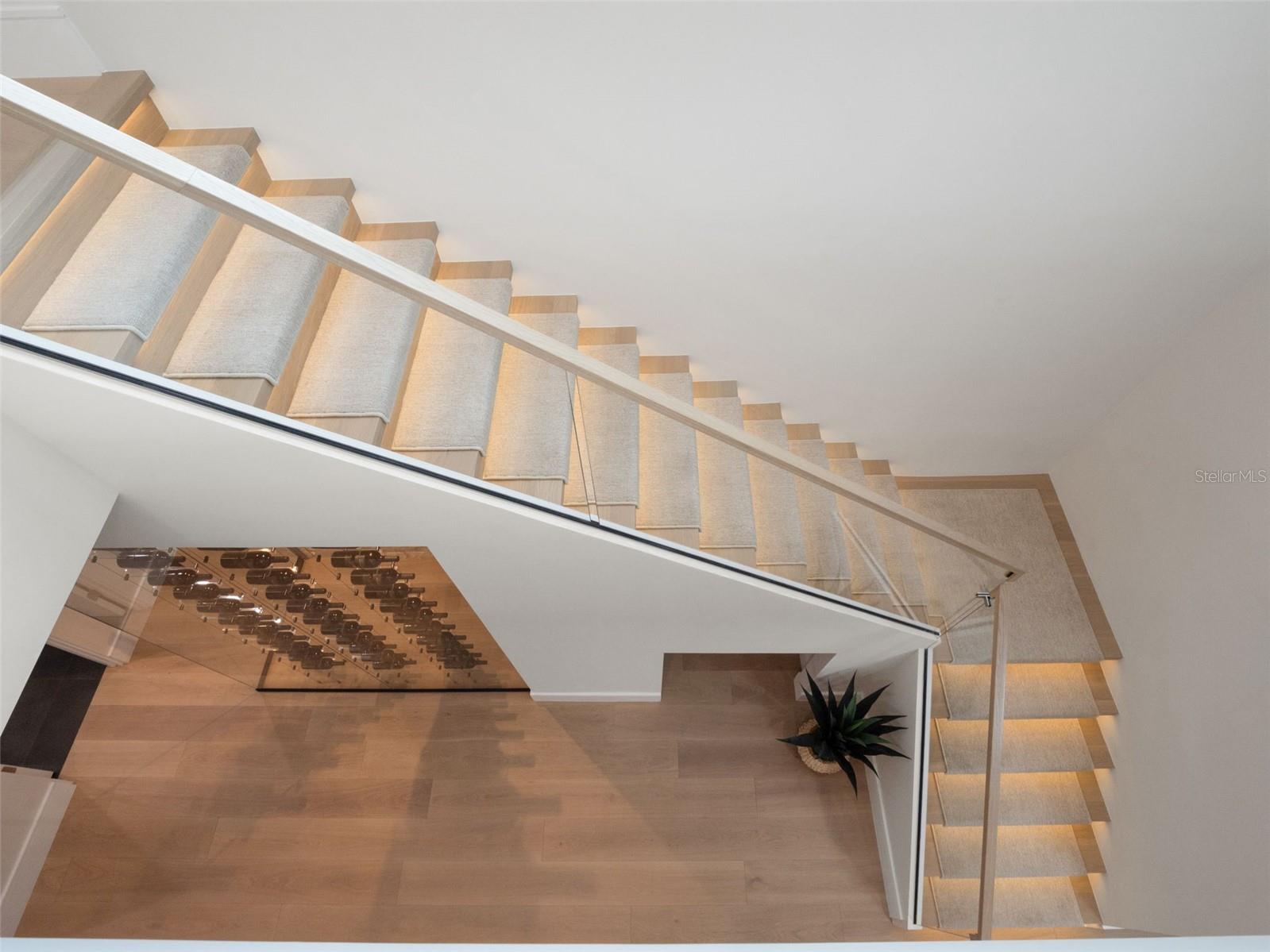 Staircase to Upstairs Loft & 2 Bedrooms