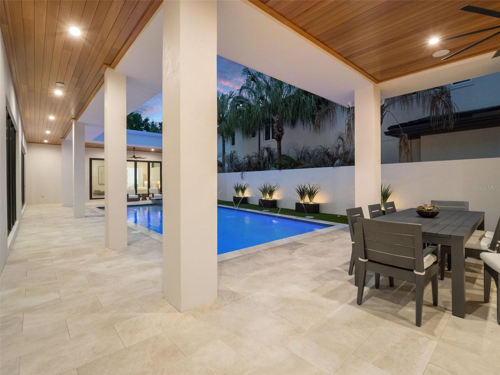 Pool & Spa at Dusk