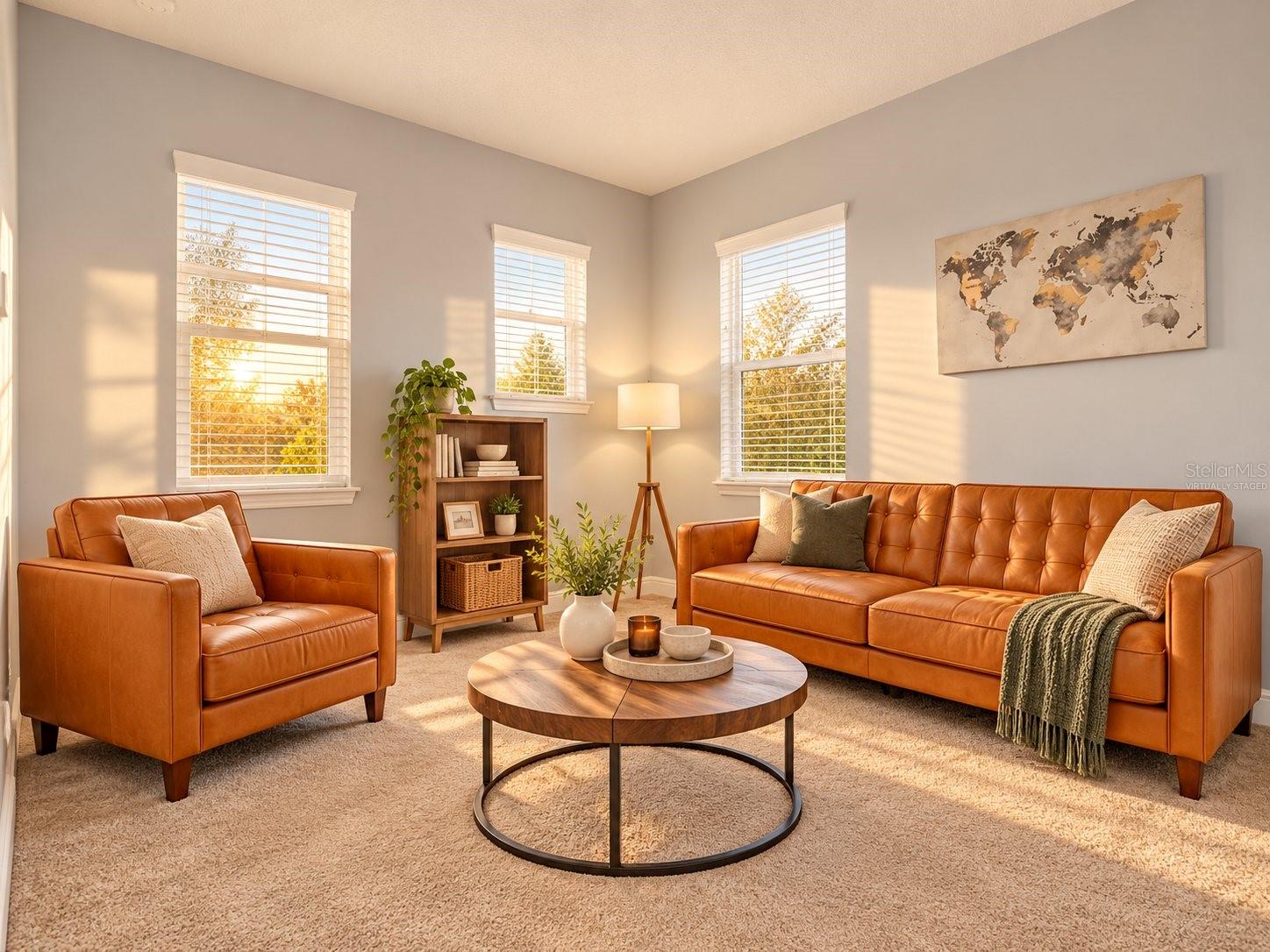 Virtually staged photo. Furniture and dcor are for illustrative purposes only.