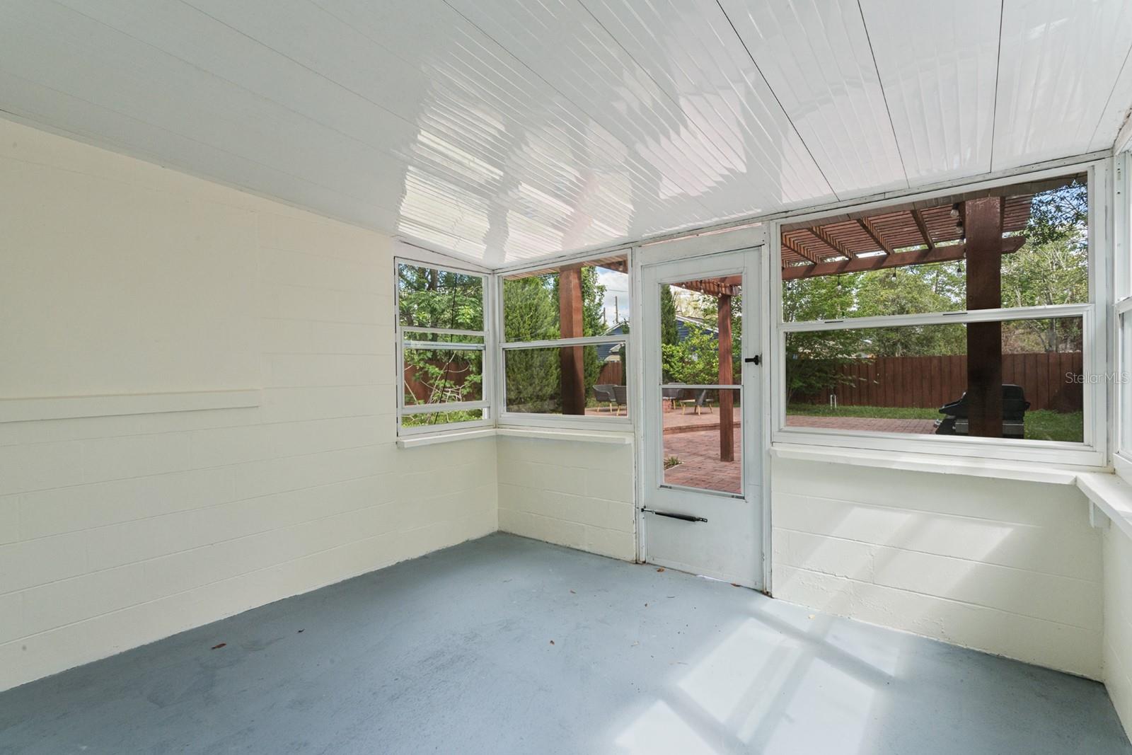 Enclosed Back Porch