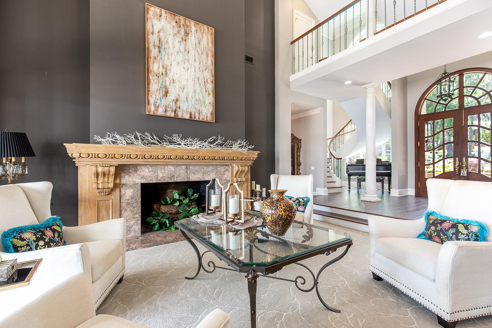 Right out of a magazine, the rooms are seamless in the blending of levels, tones, finishes and function. All with so much light filling the space.