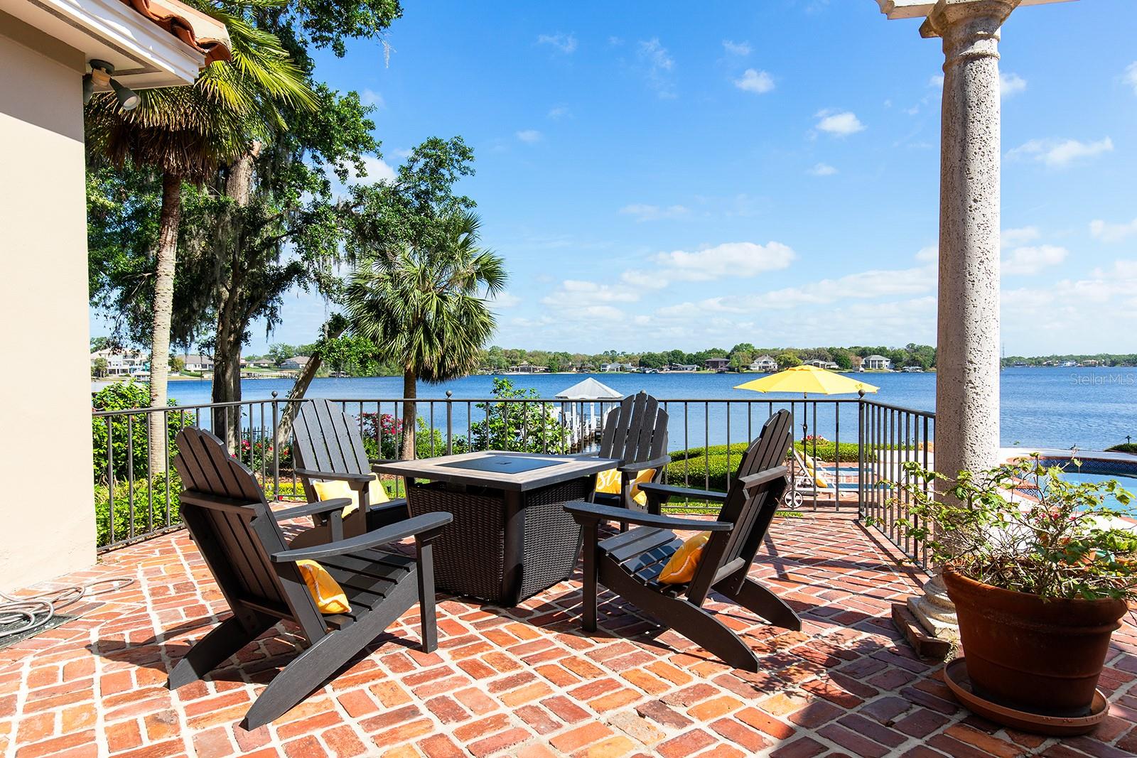 Snuggle by the fire pit on those chilly evenings