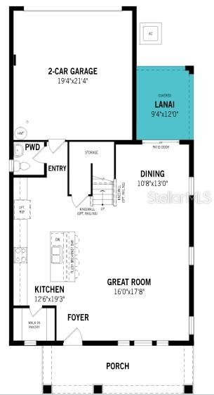Rainwood Lot 106 First Floor with Upgrade