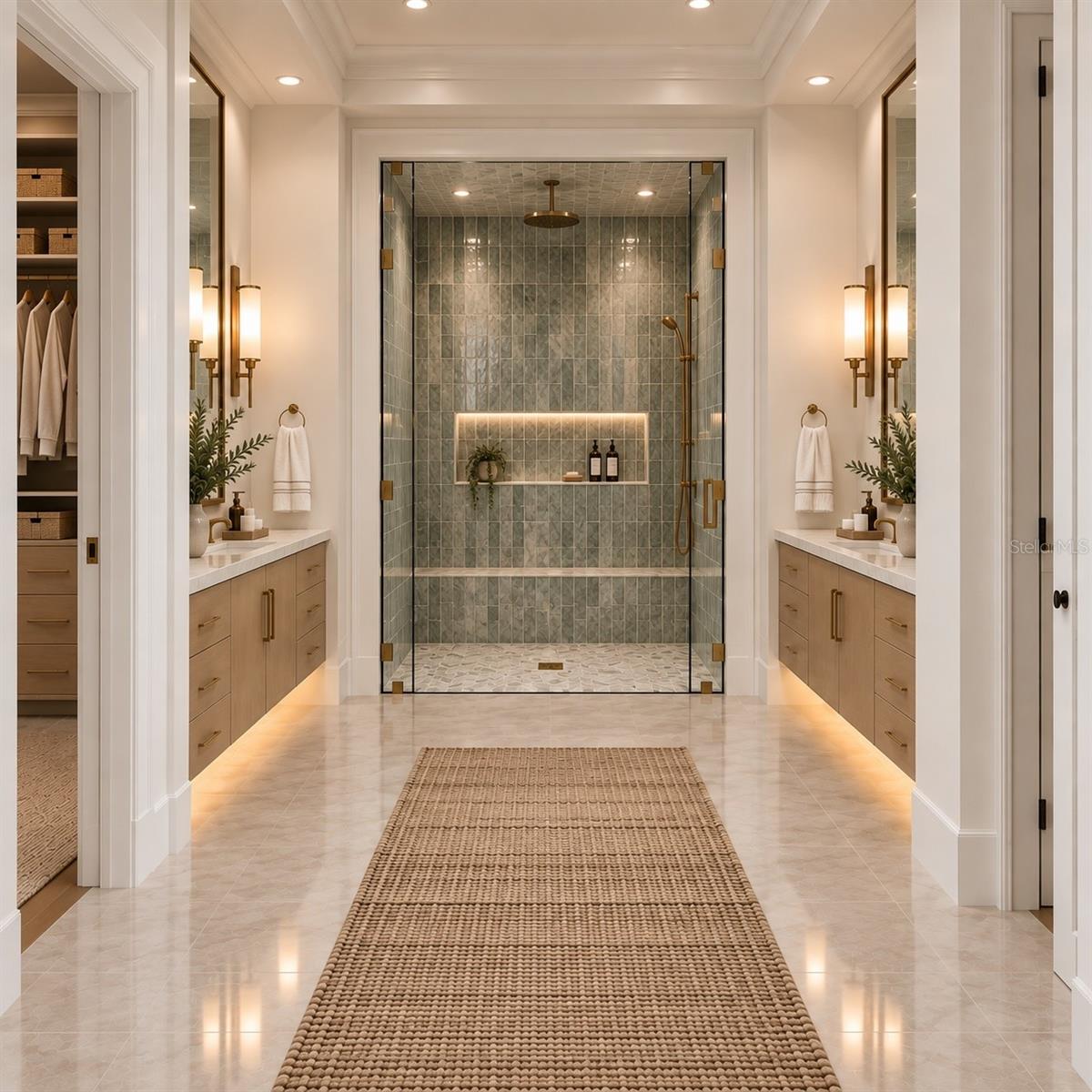 primary bathroom- shower render for inspiration