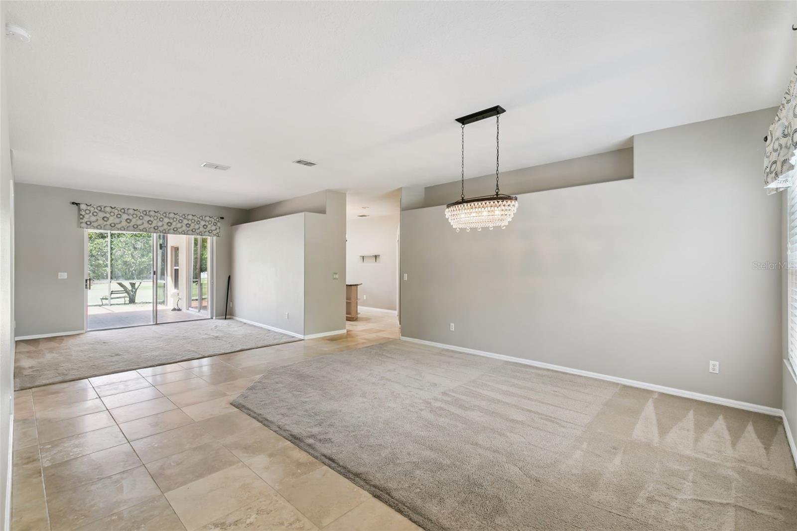 Large front rooms with lots of light.