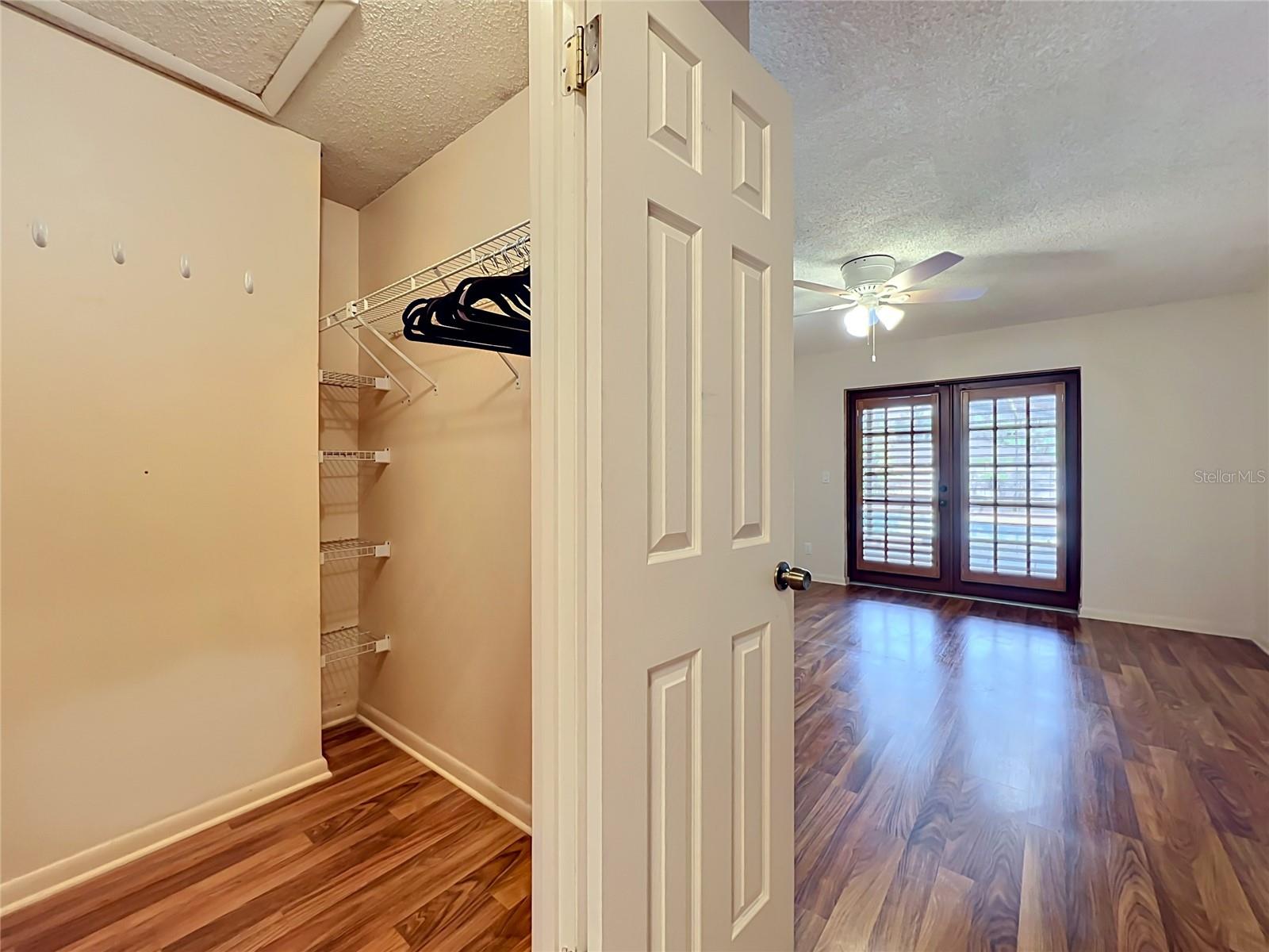 Two closets in primary .. one walk in
