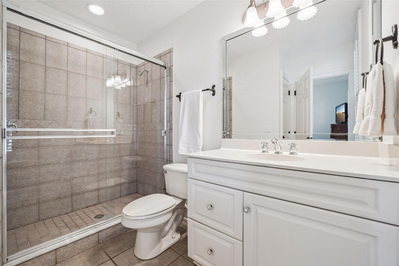 First floor double primary bathroom.  Bath #2