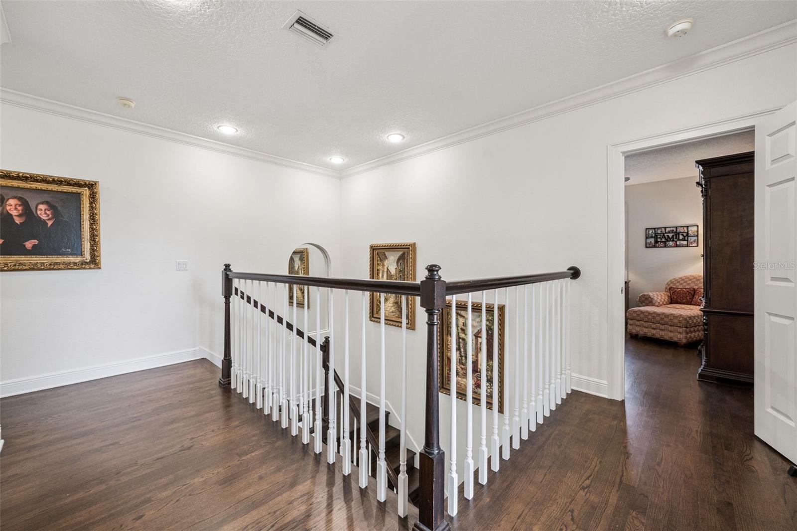 Upstairs primary suite entry