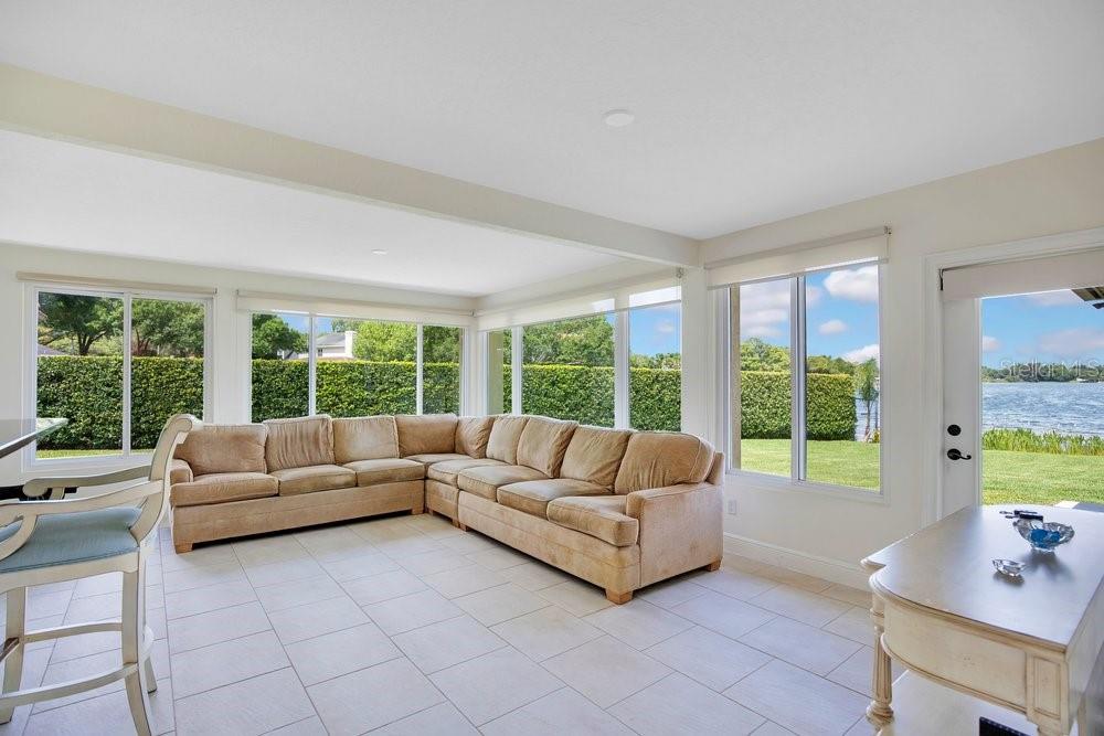Living Room with Lake View