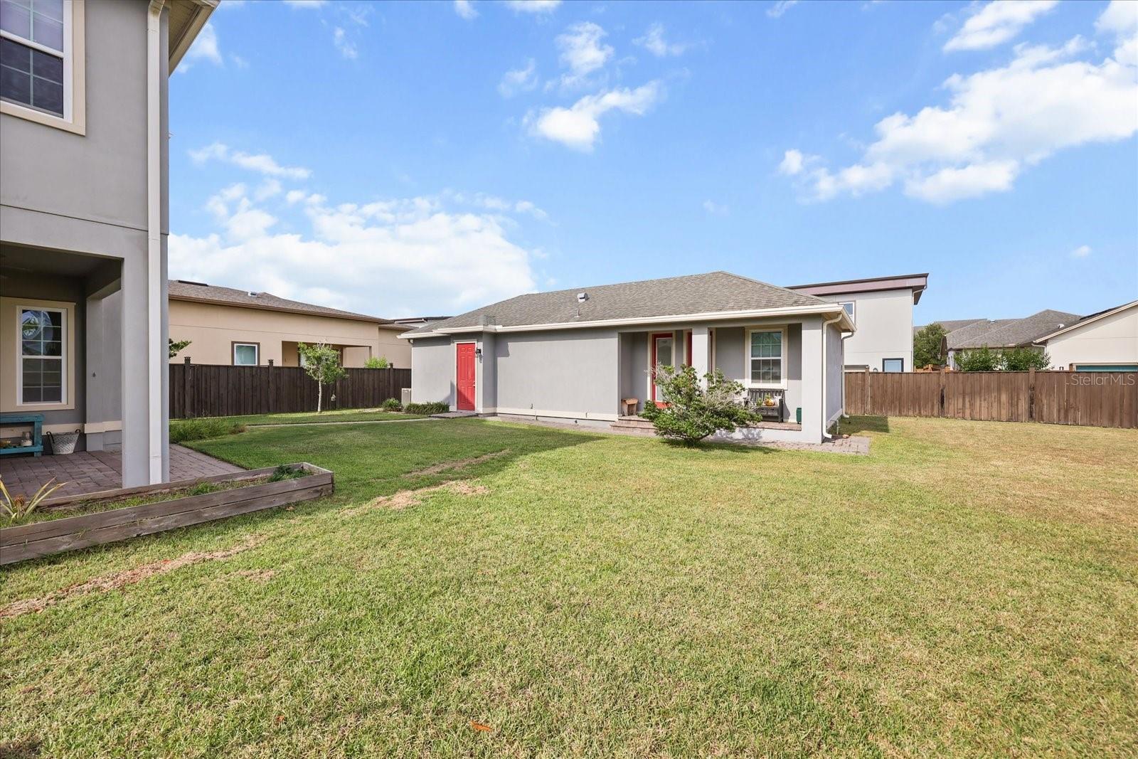 Room for pool and plenty of yard left Room for pool and plenty of yard left