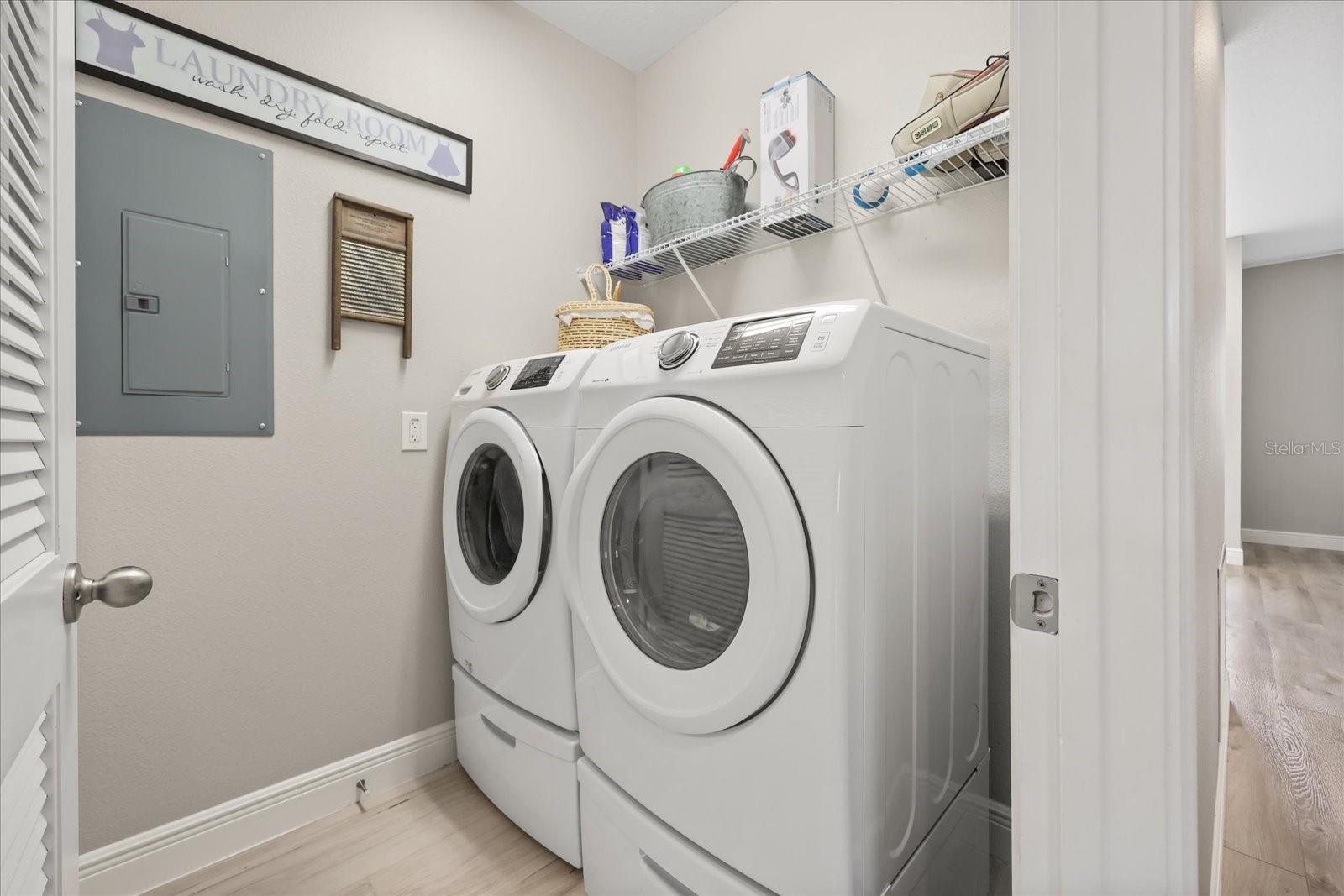 Laundry room is upstairs