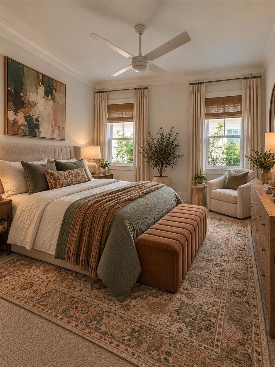 Virtually Staged Bedroom 2