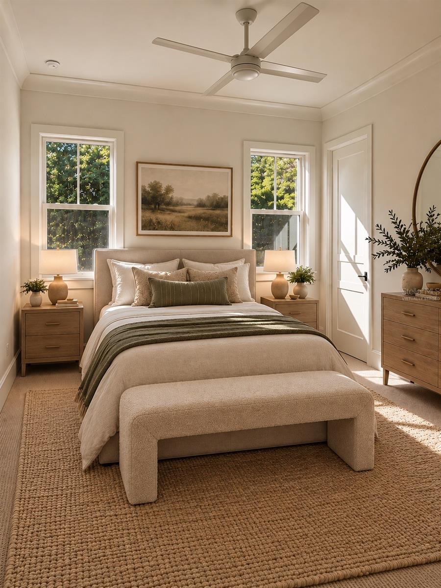 Virtually Staged Bedroom 3
