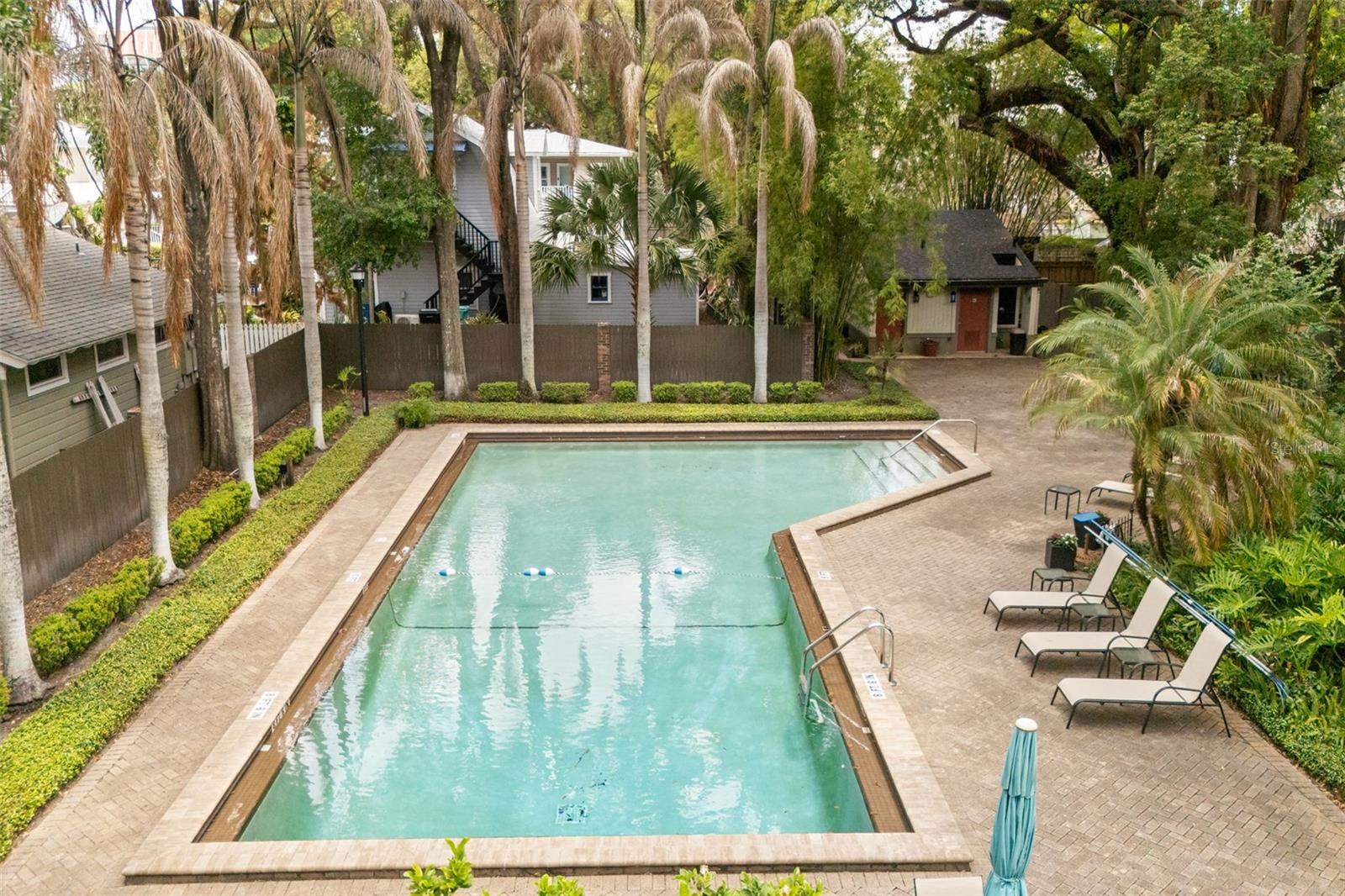 resort style community pool, you can see this view from deck on 2nd floor.
