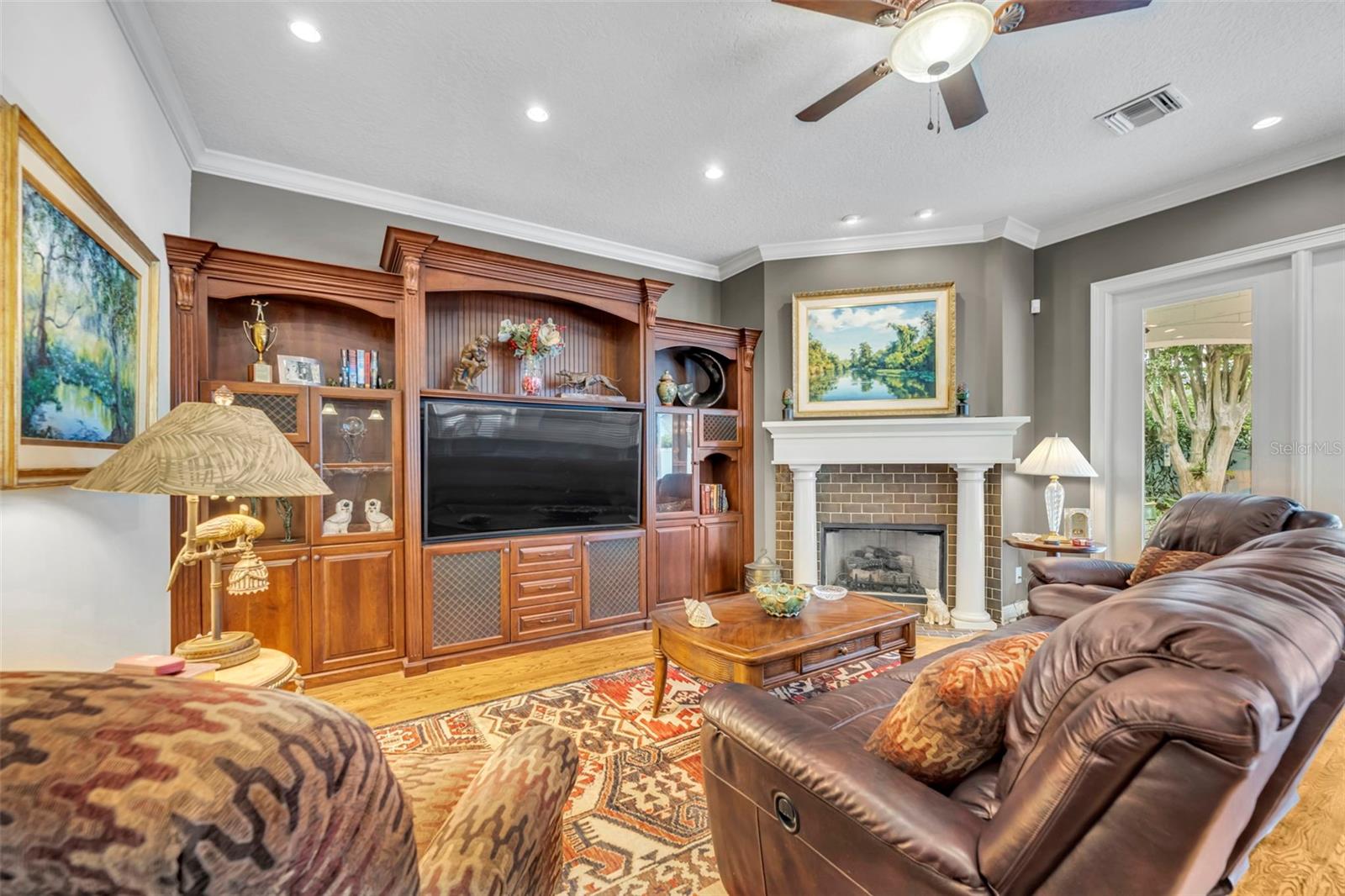 Family Room with Gas Fireplace