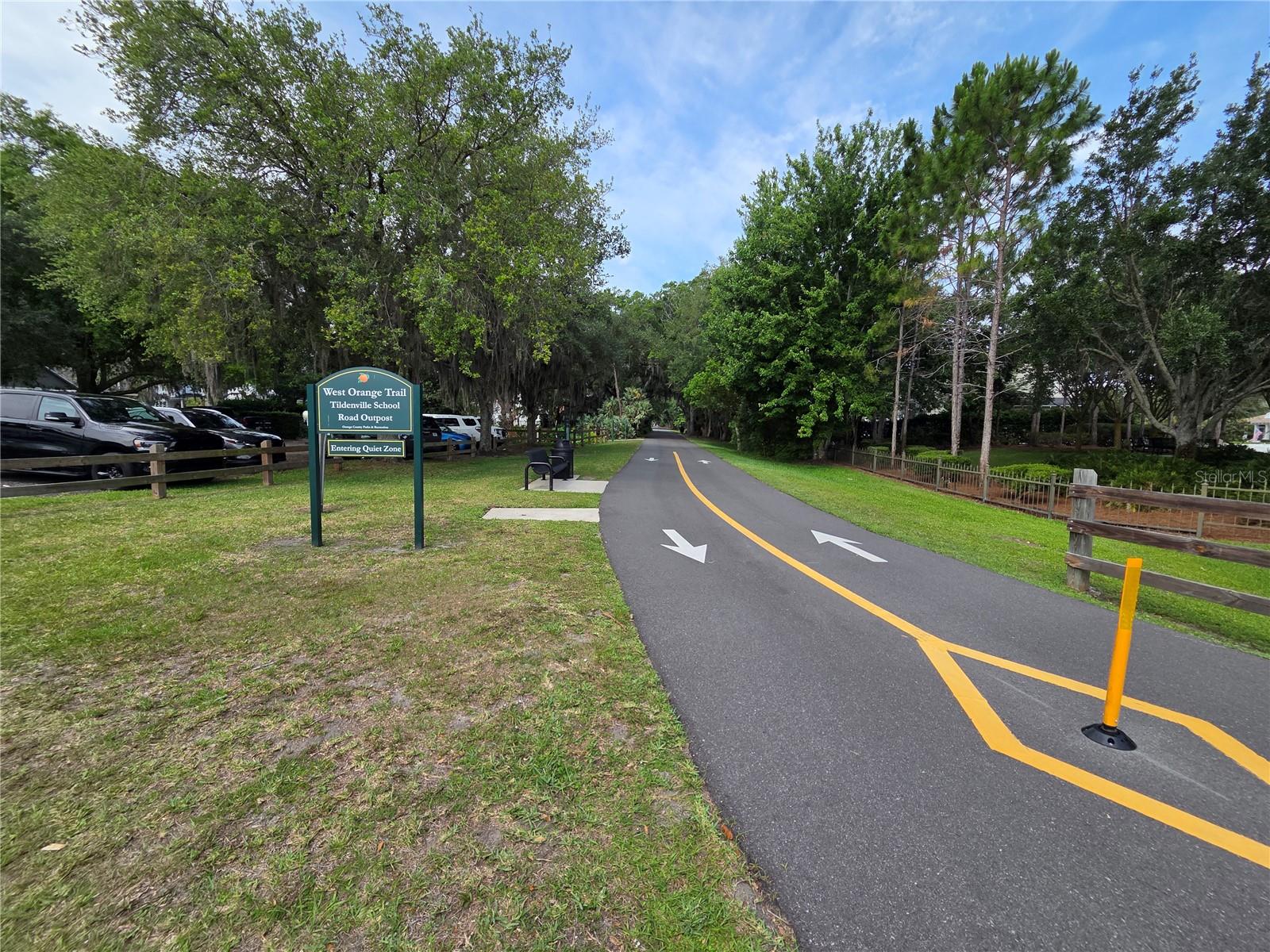 West Orange Trail - access is directly across the street from Lakeview Reserve