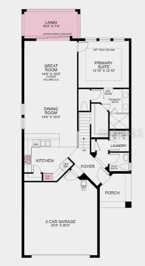Floor 1 ~ Additional Highlights Include: shower at bath 2, pre-plumb for future laundry tub, oak tread at stairs, upgraded cabinets, and LVP flooring throughout main living area