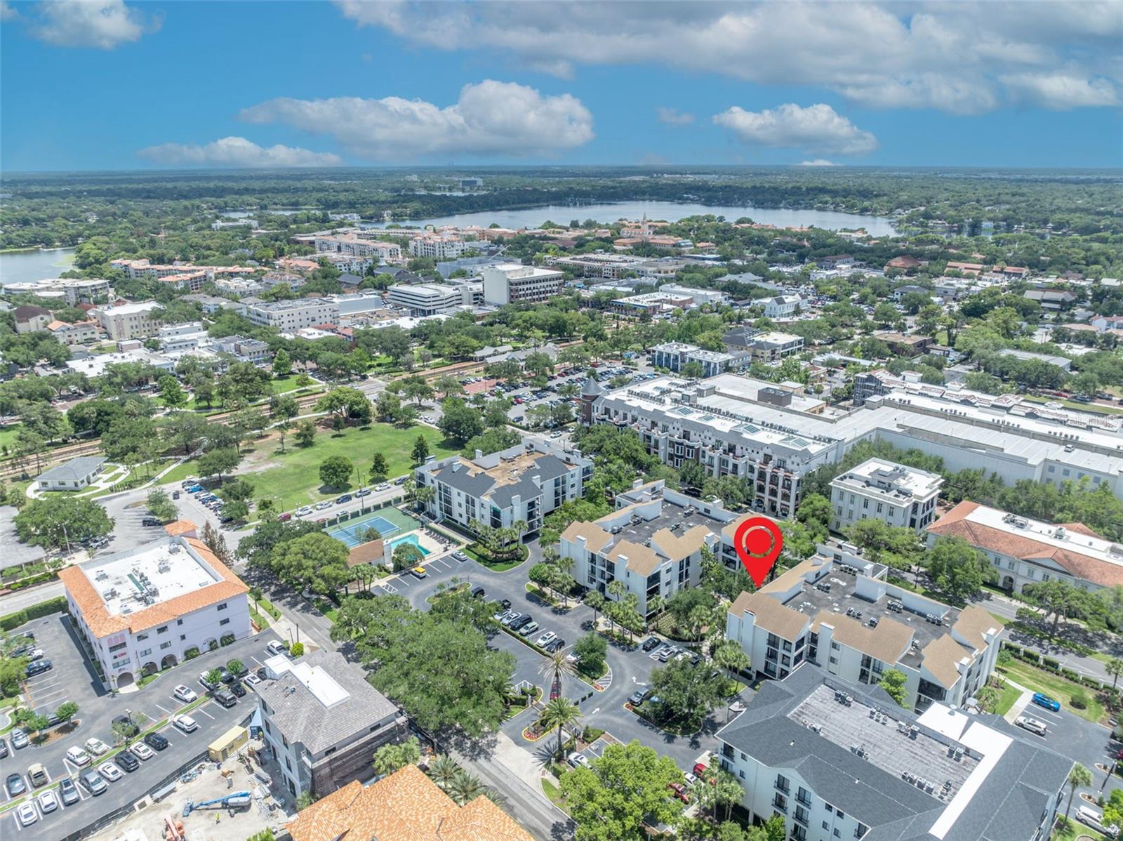 Exceptional dining, shopping, and entertainment corridors surround Park West, with Park Avenue one block away as well as Hannibal Square and Winter Park Village just west of the condo.