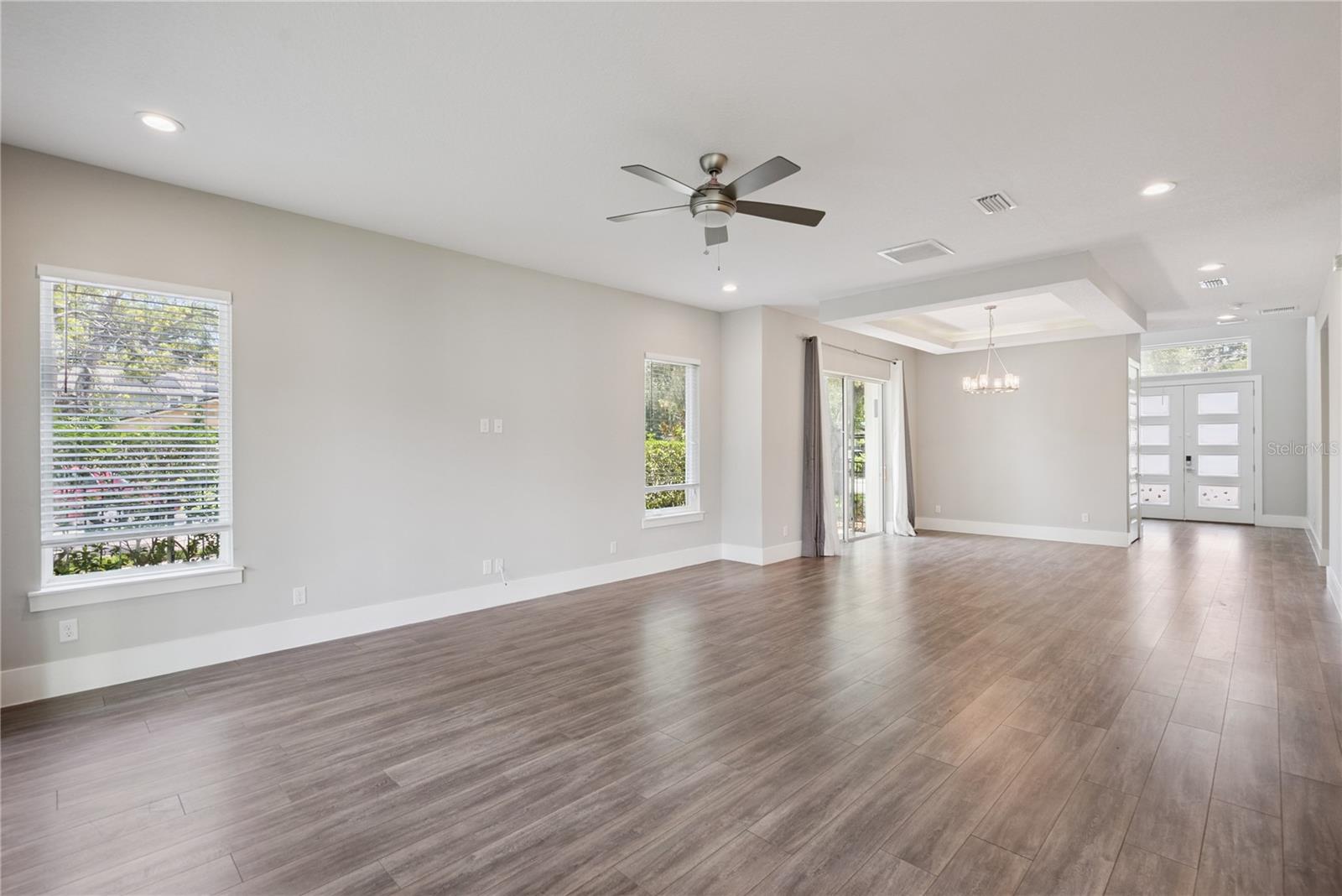 Living and dining area