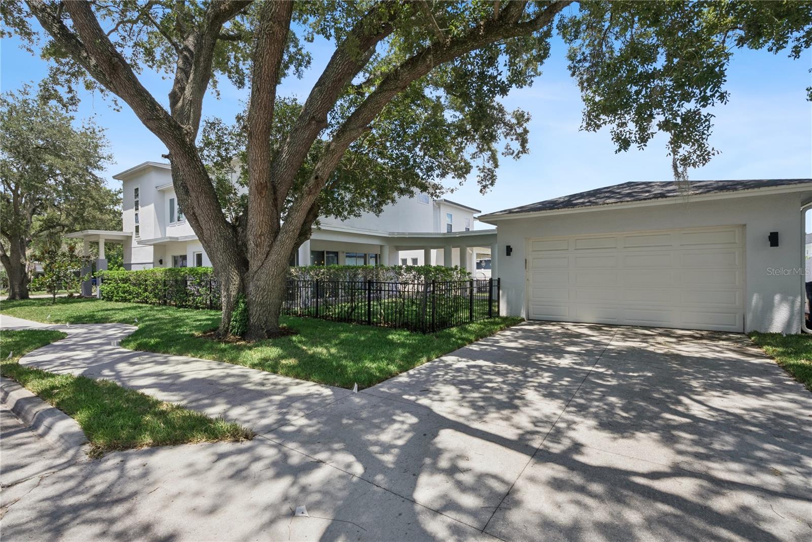 Rear view of property