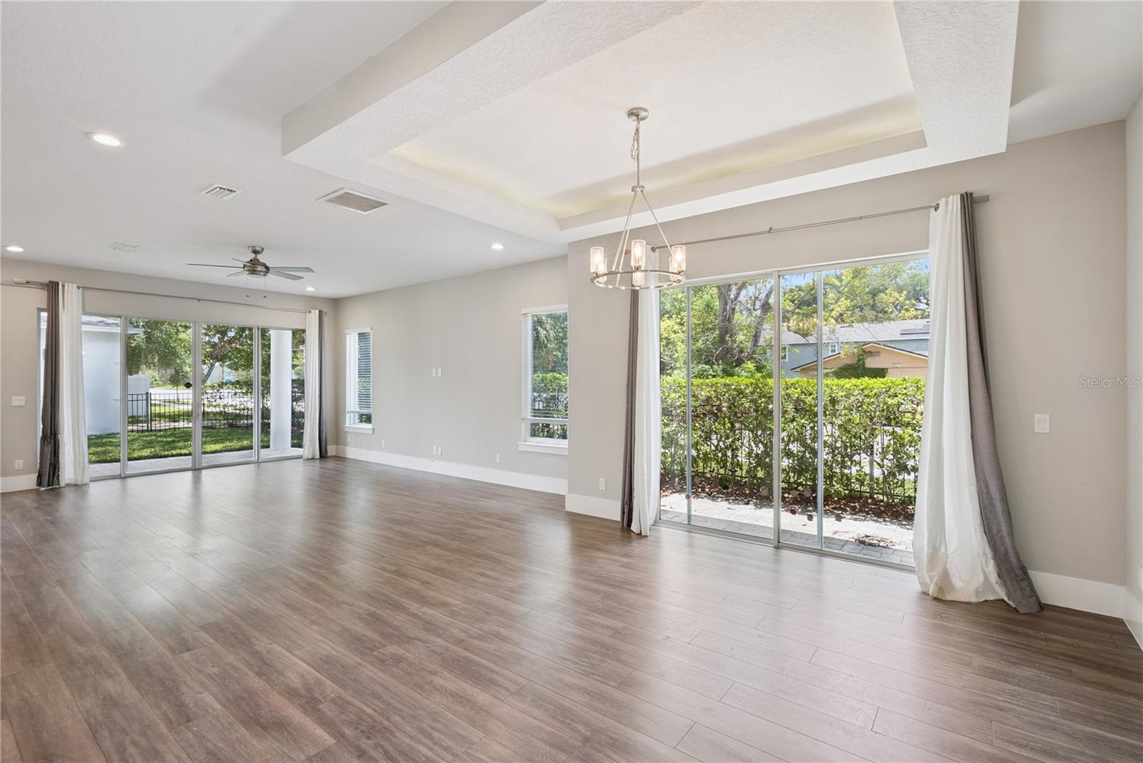 Living and dining area