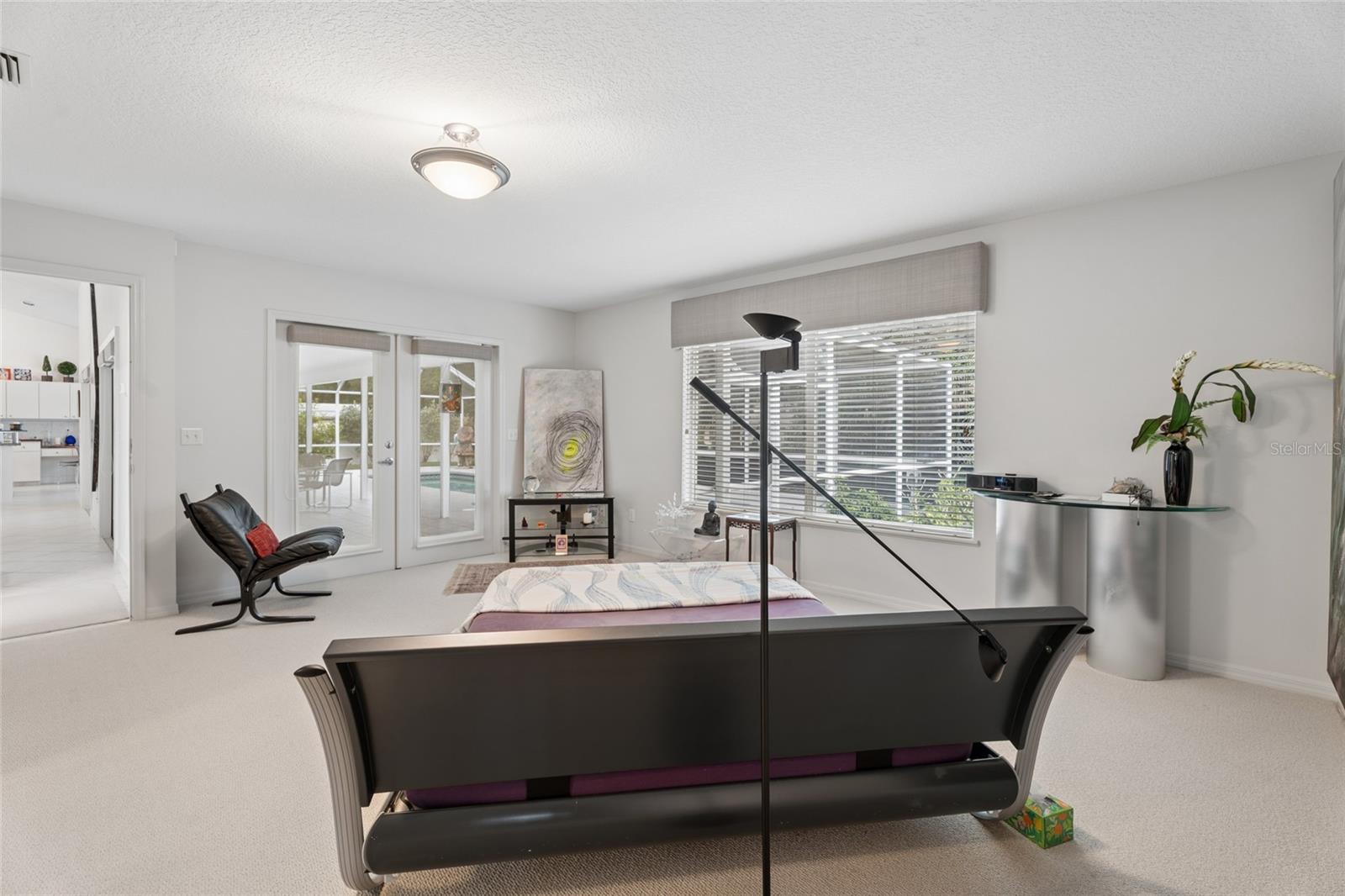 Master Bedroom with French Doors
