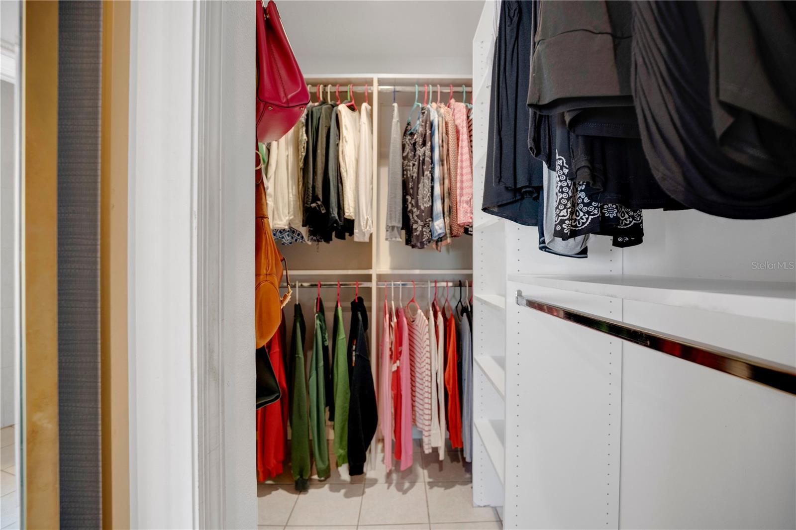 Plenty of storage in the primary closets.