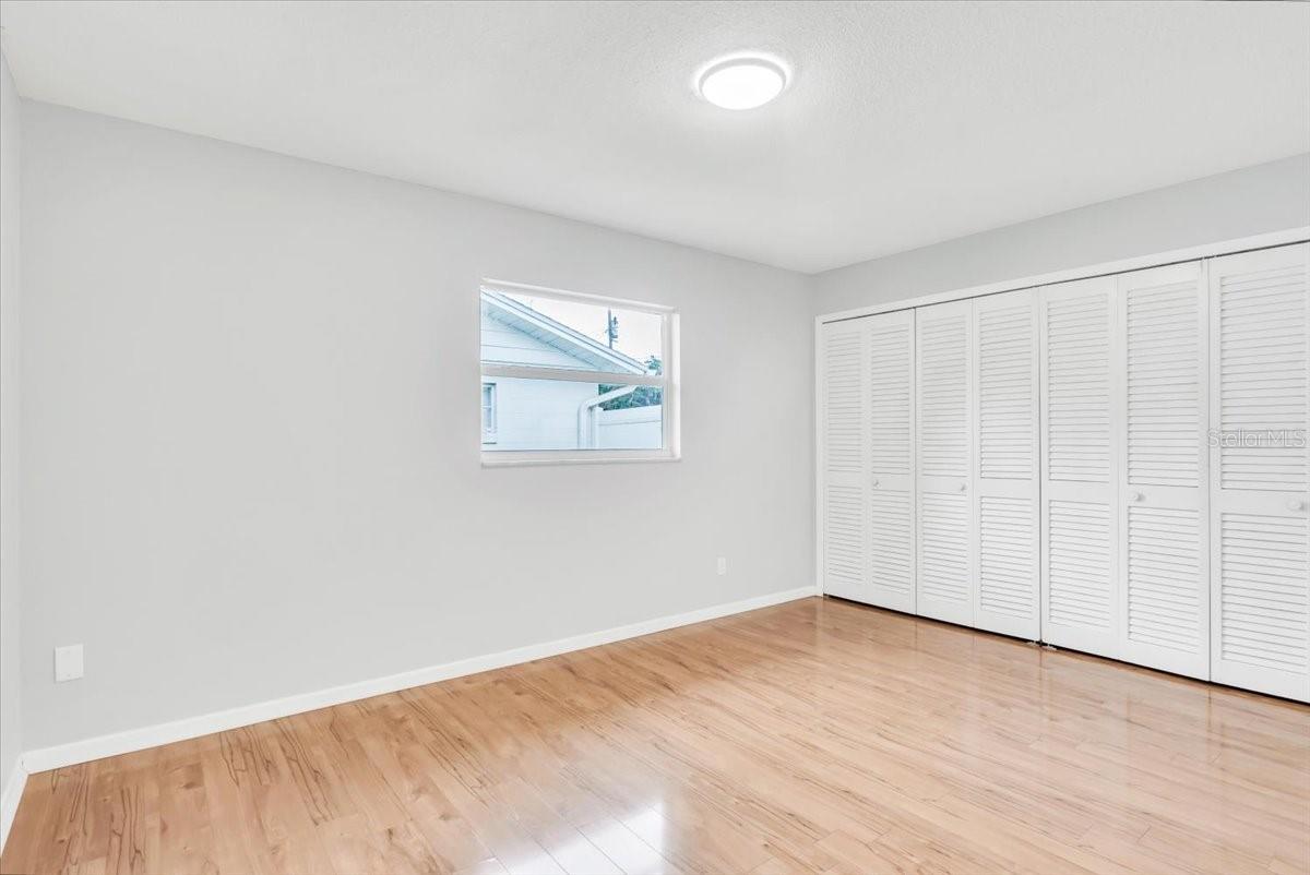 Bedroom #2 with large closet.