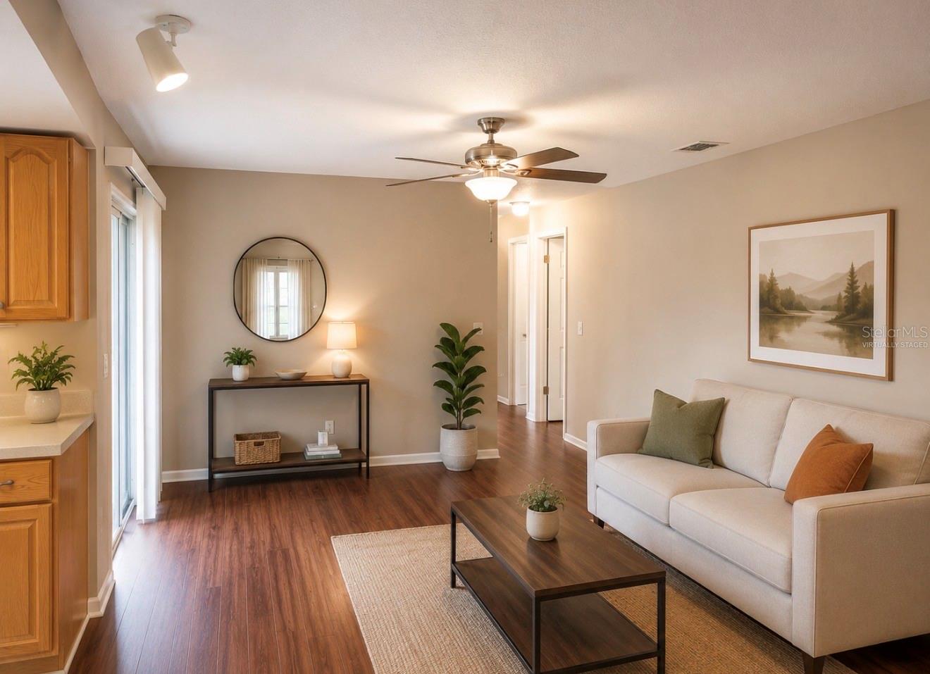 Living Room Virtually Staged Living Room Virtually Staged