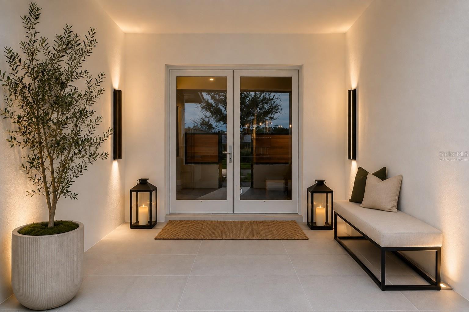 Main entrance- virtually staged Main entrance- virtually staged