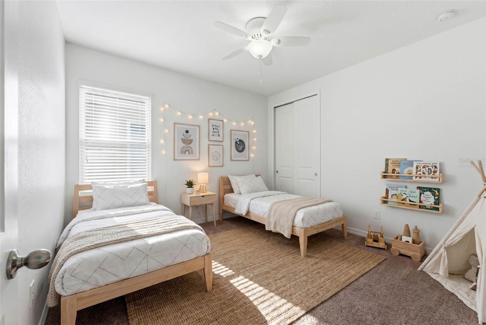Virtually Staged Bedroom