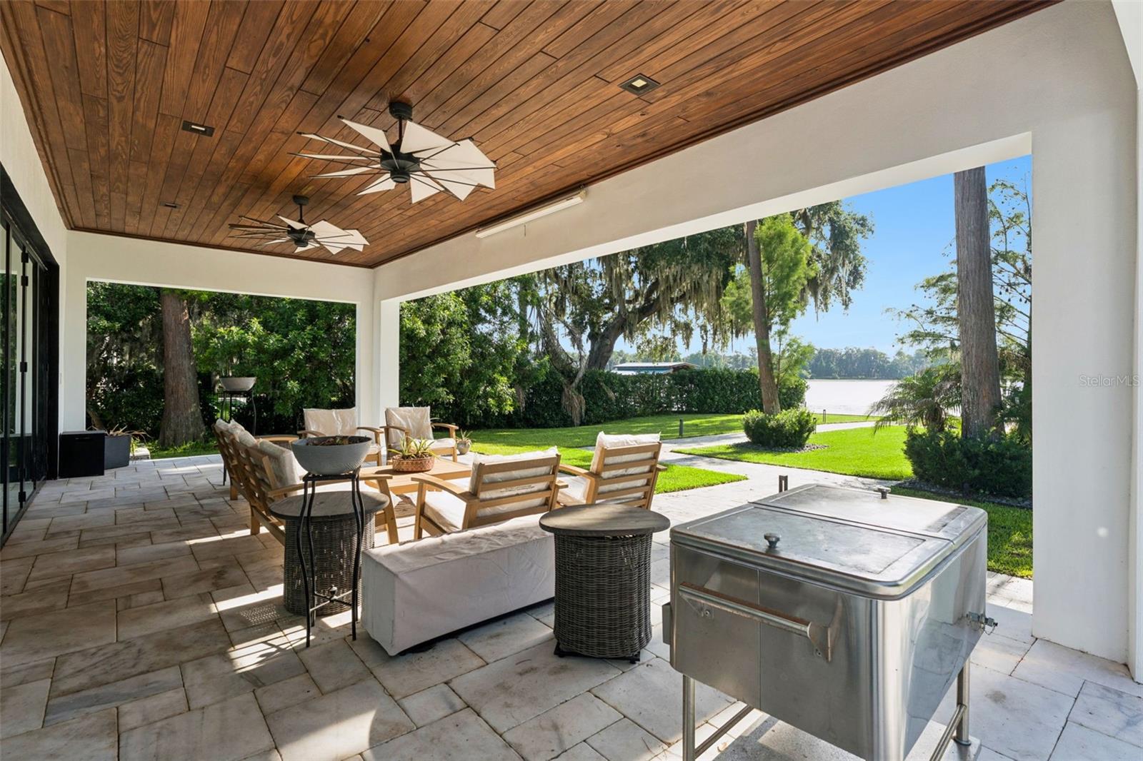 Covered patio
