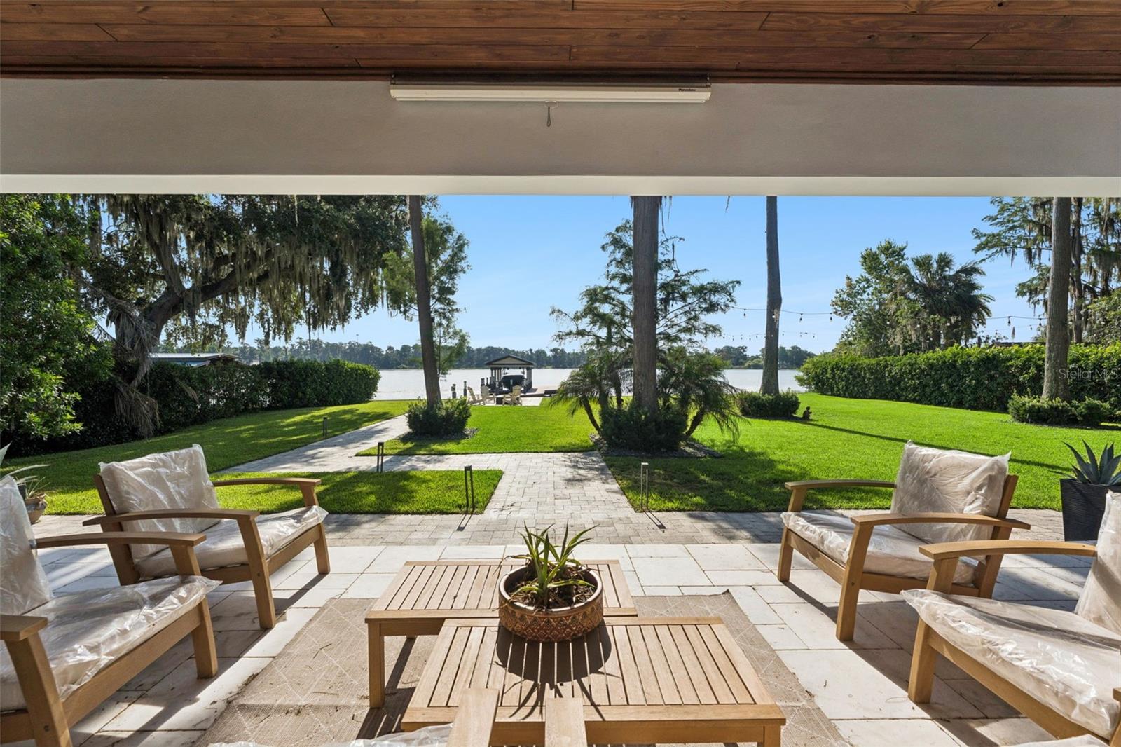 Covered patio