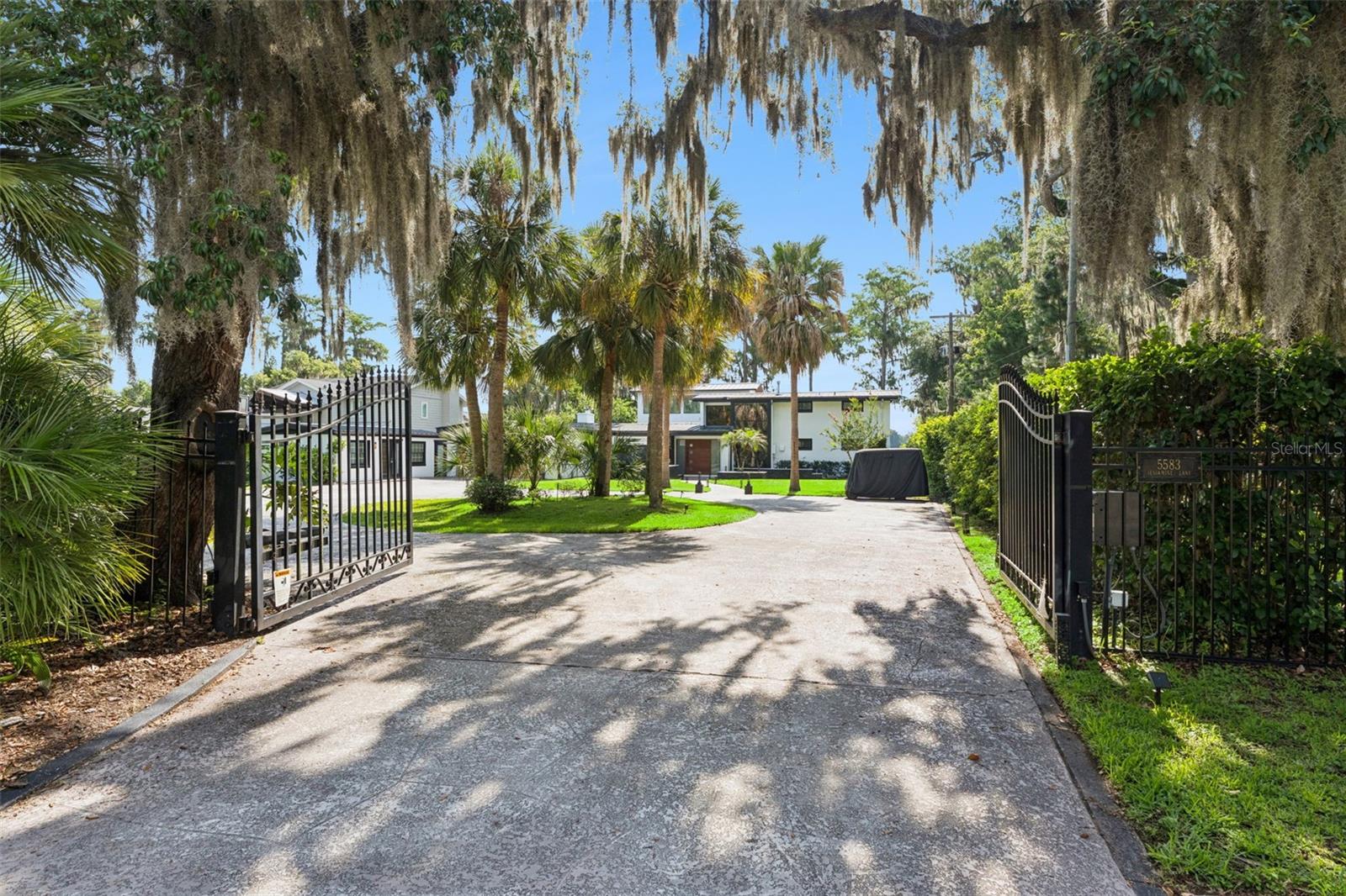Gated driveway Gated driveway