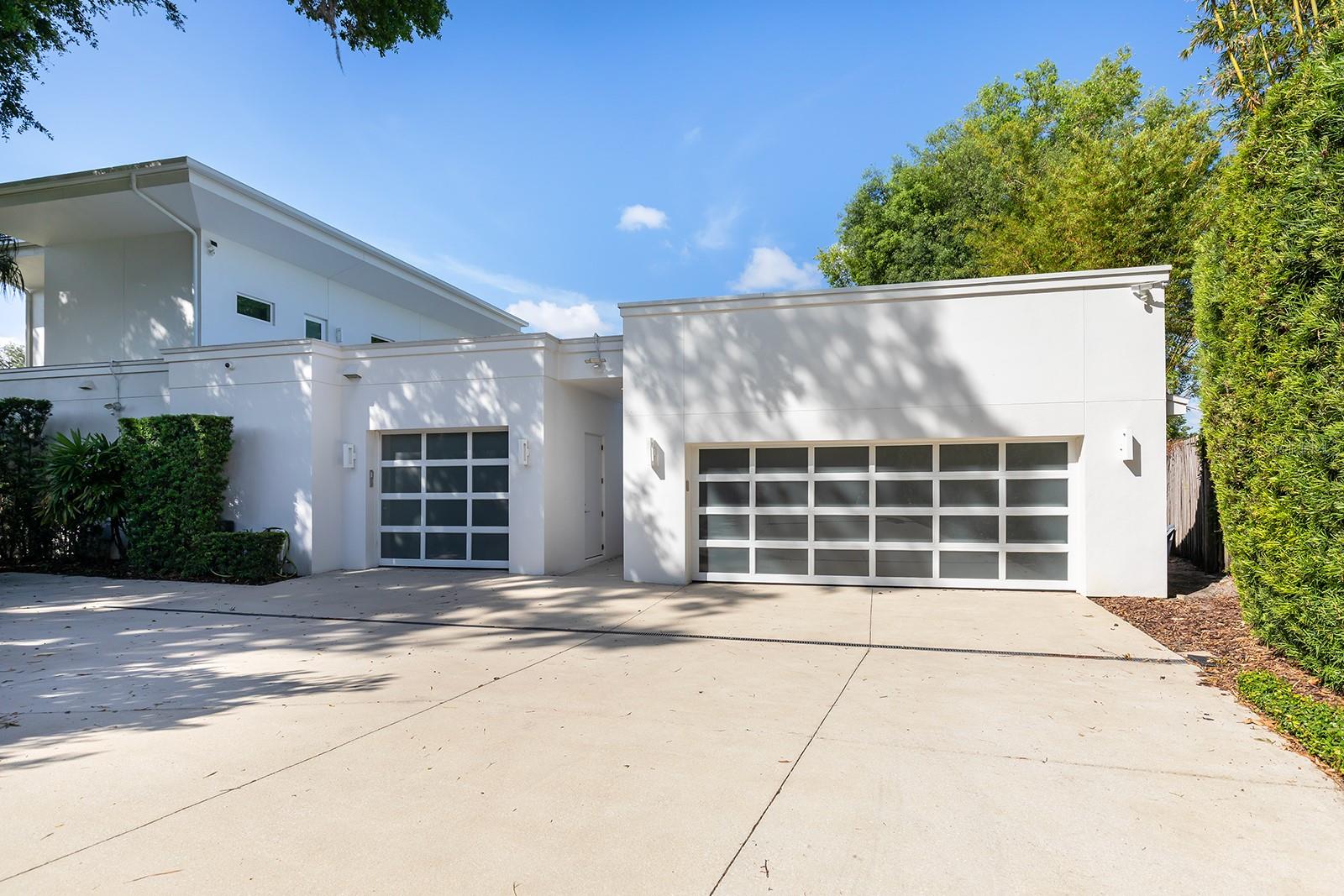1-Car & 2-Car Garage + Extended Gated Driveway