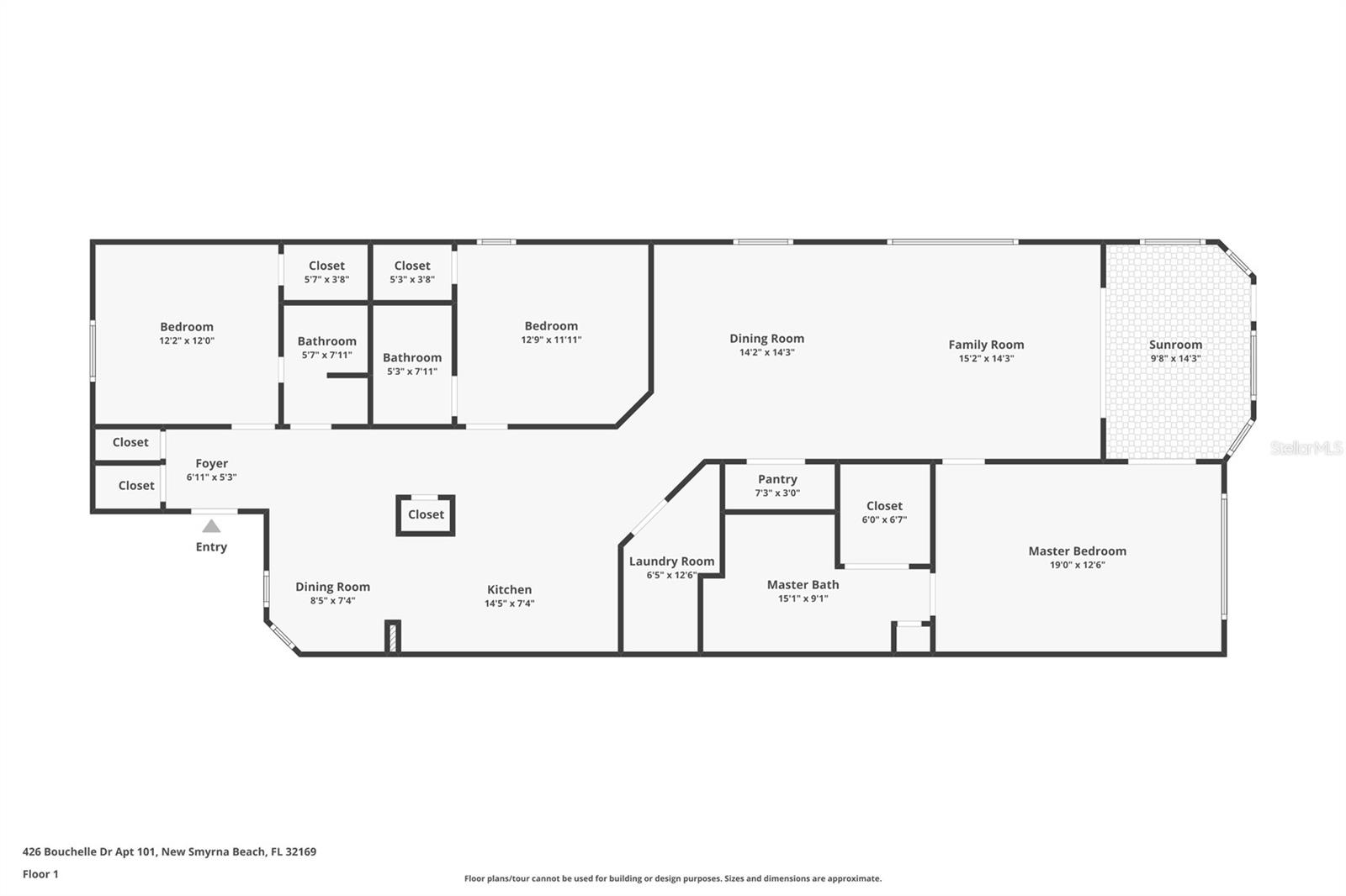 426 BOUCHELLE DRIVE, #101, New Smyrna Beach, FL 32169