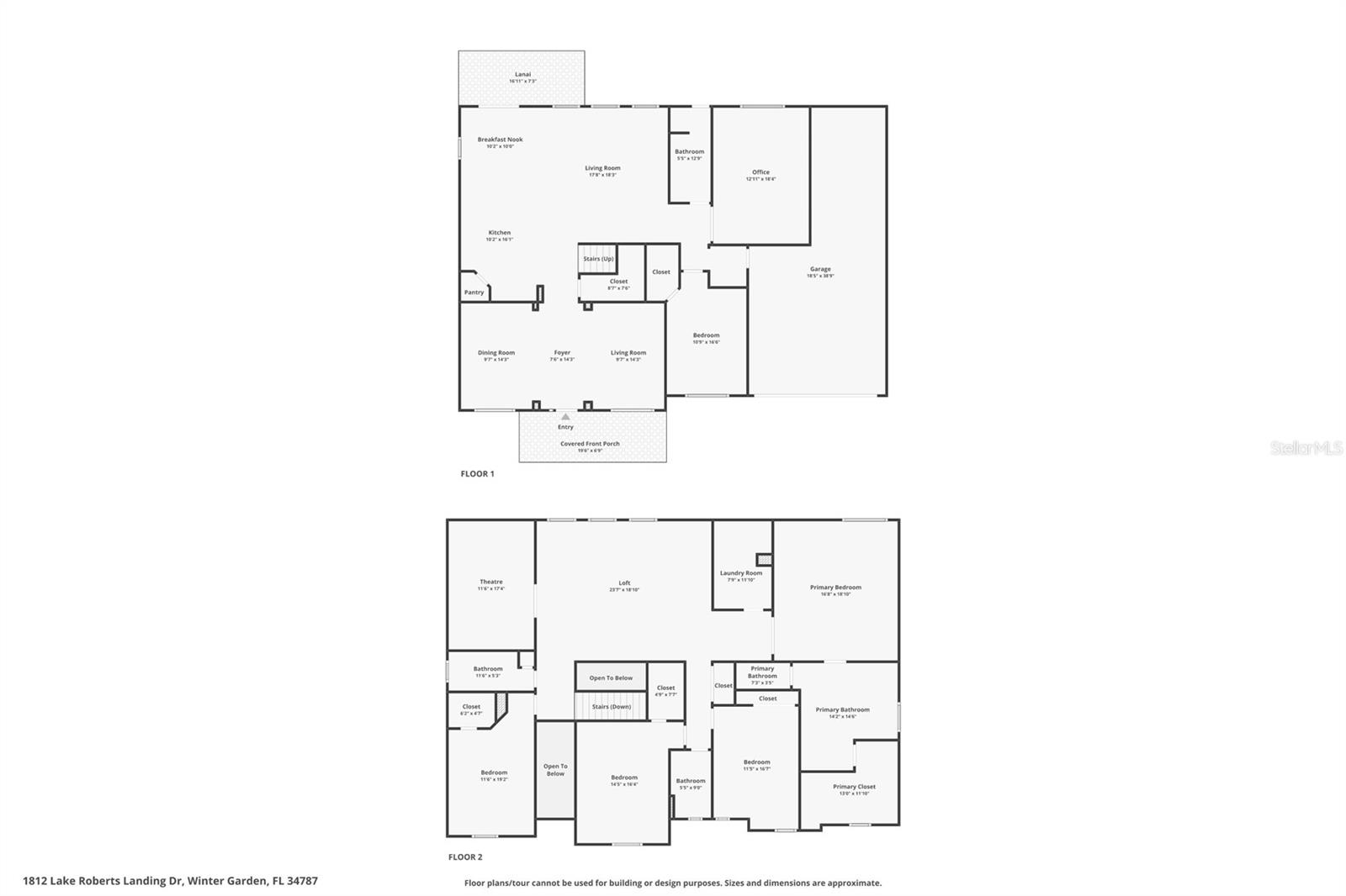 1812 LAKE ROBERTS LANDING DRIVE, Winter Garden, FL 34787
