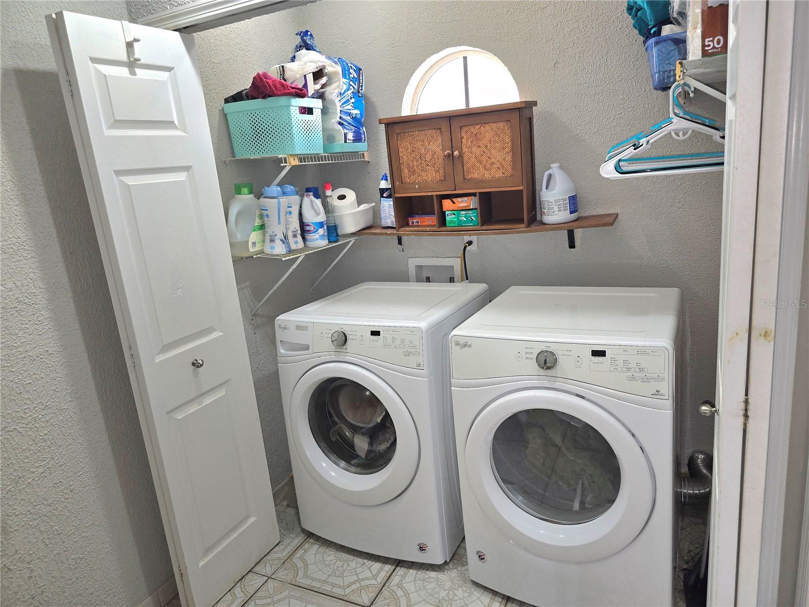 Laundry Room inside Half bath