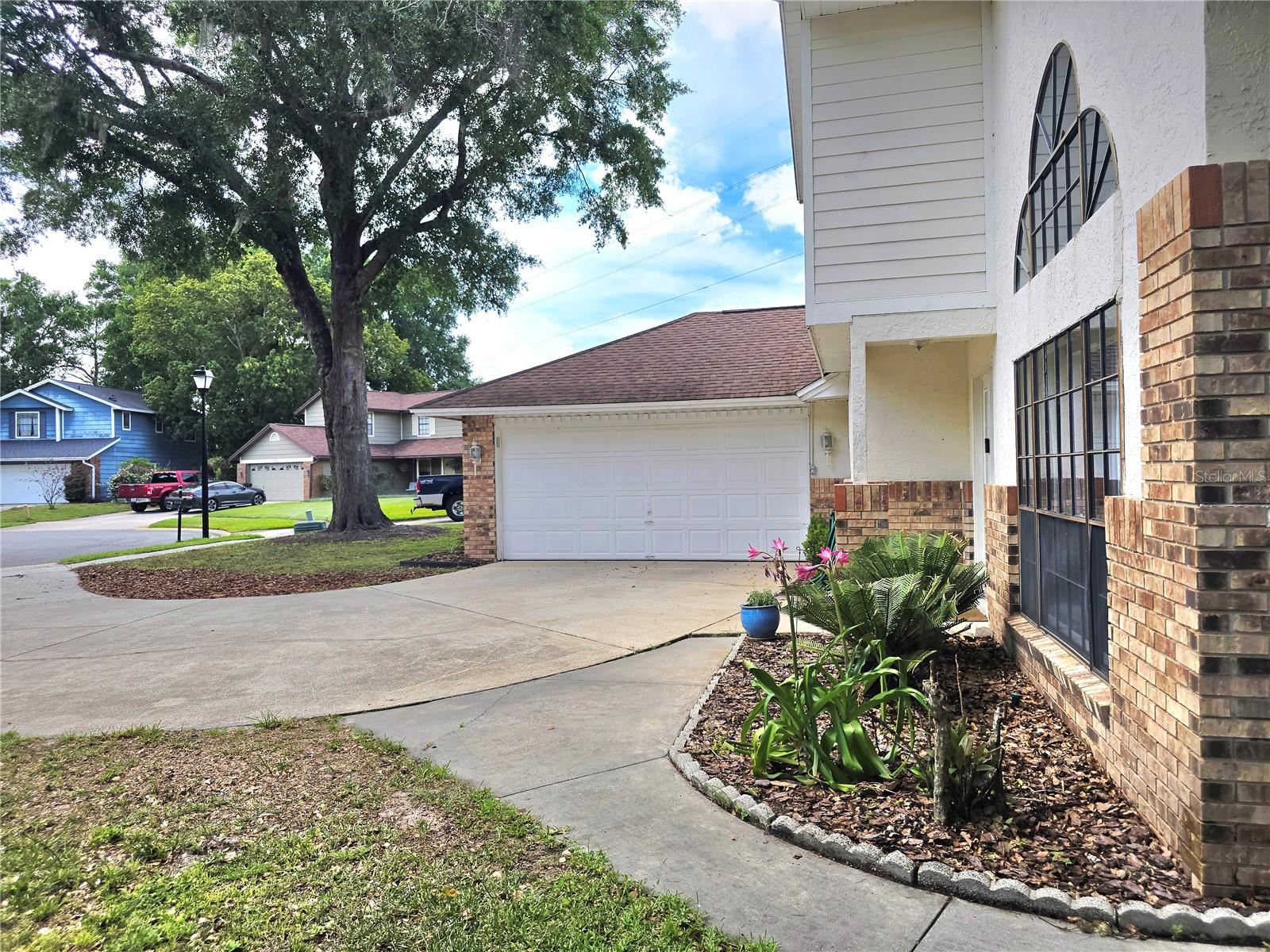 Front house with garage