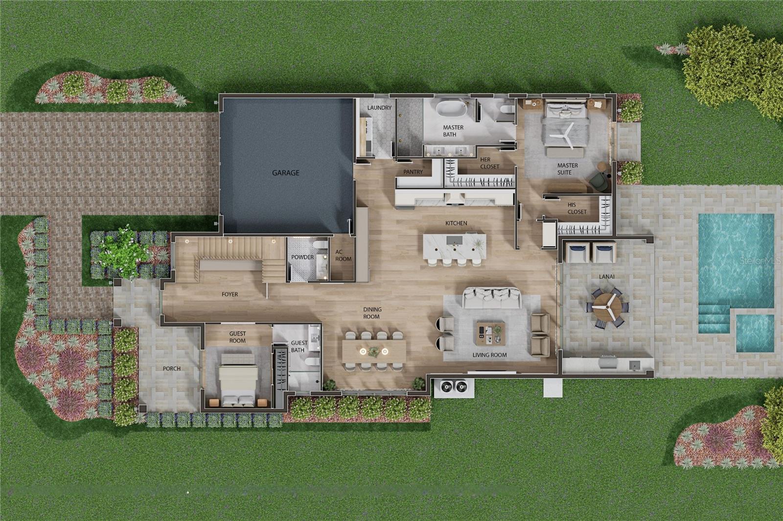 Renderings are artistic interpretations. Features and finishes may vary from final construction.