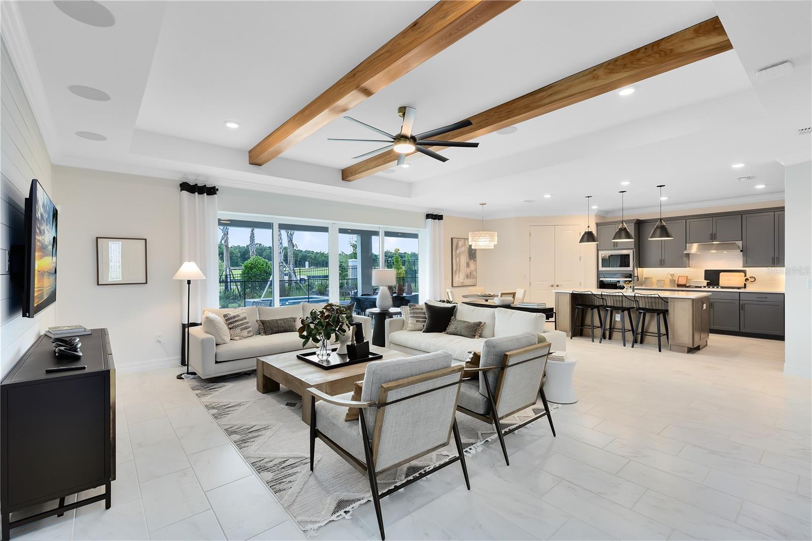 Model Home Design Only. Pictures and furnishings are for illustrative purposes only. Elevations, colors and options may vary. Furniture is for model home staging only.