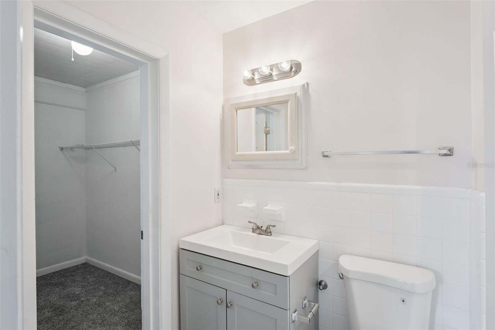 Primary Bath with Walk-in Closet