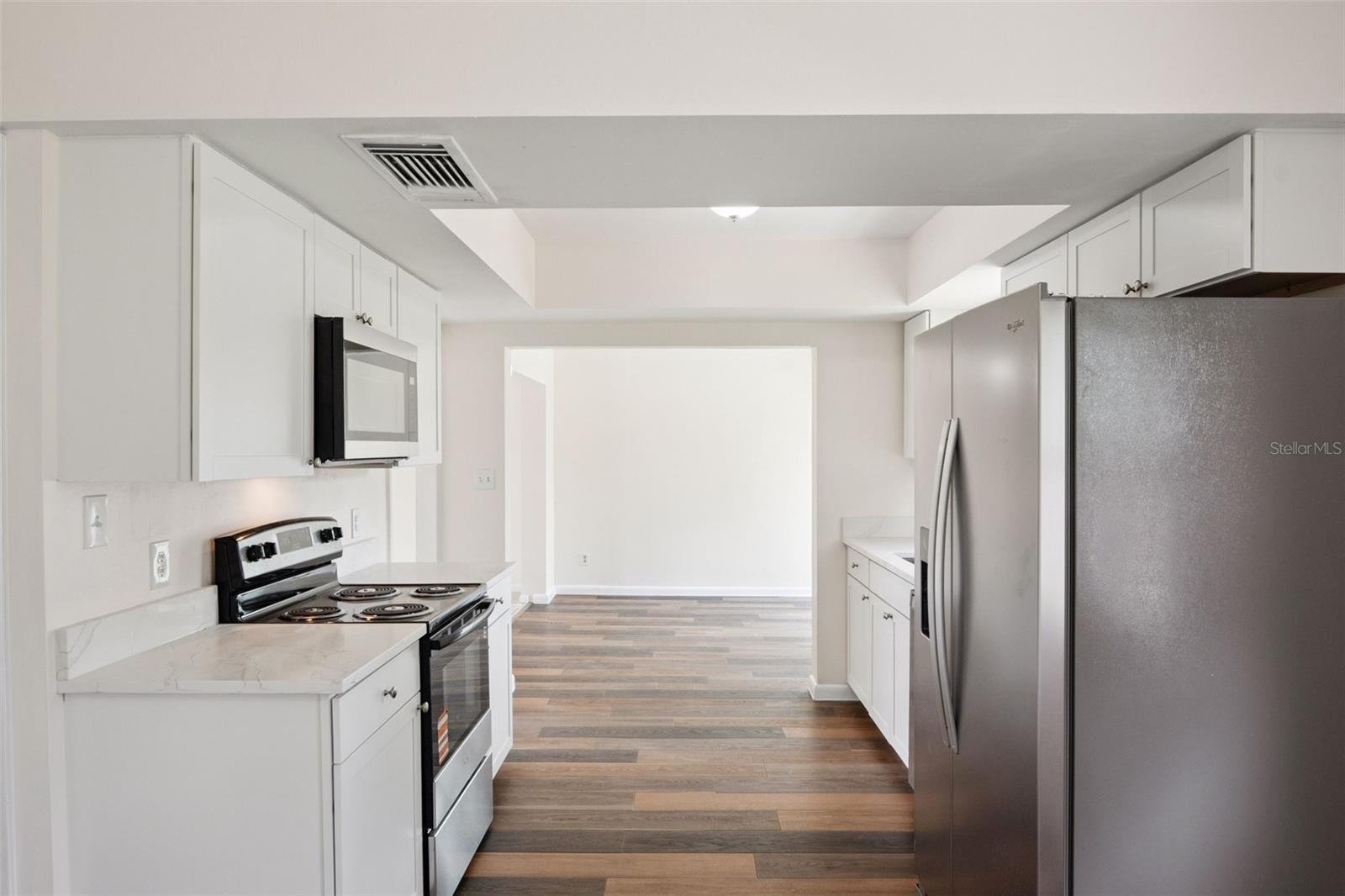 Kitchen View to Flex Space