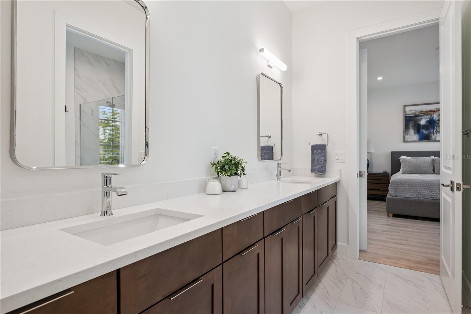 Shared Ensuite that services Bedrooms Two and Three