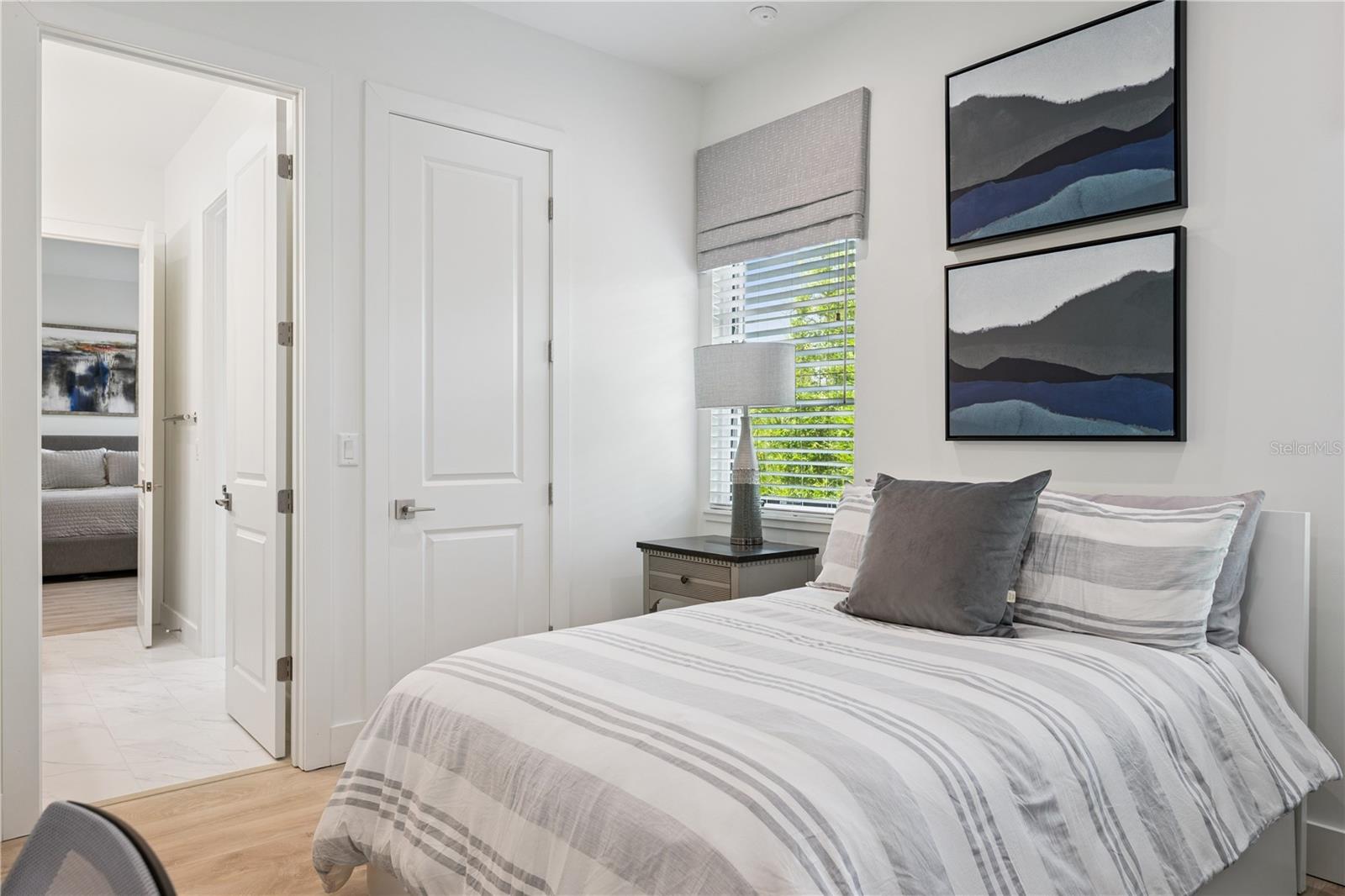 Third Bedroom with Shared Ensuite Double Sinks/Walk-In Shower