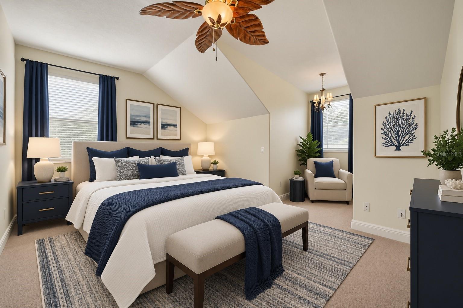 bed 4 virtual staged