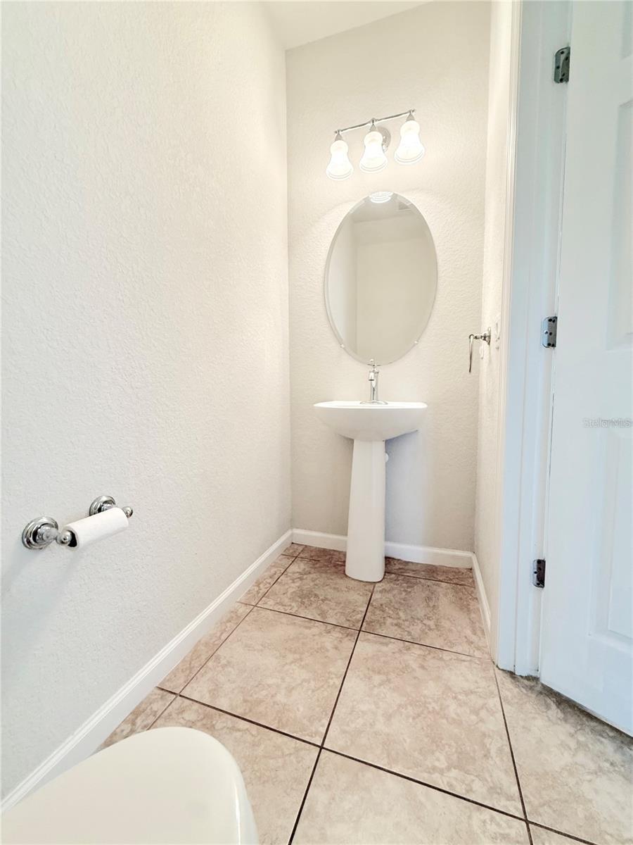 First Floor- Half Bath