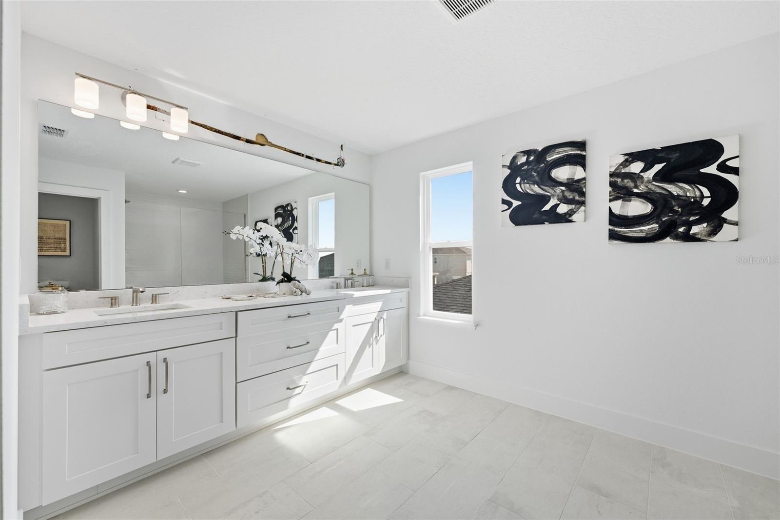 Stunning primary suite bathroom